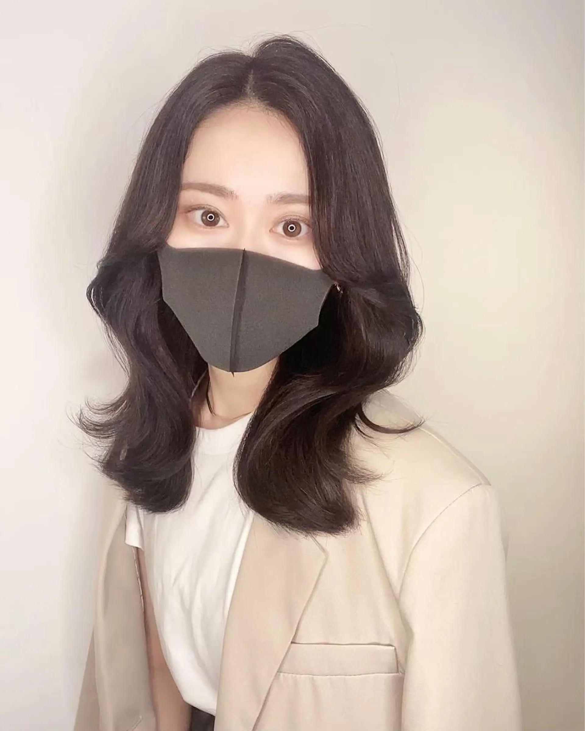 ミディアム ミディアムパーマ 髪質改善 韓国風ヘア レイヤーカット 縮毛矯正 カット ヘアカラー トリートメント 💜髪質改善💜韓国 ヘア💜TAKUのヘアスタイル