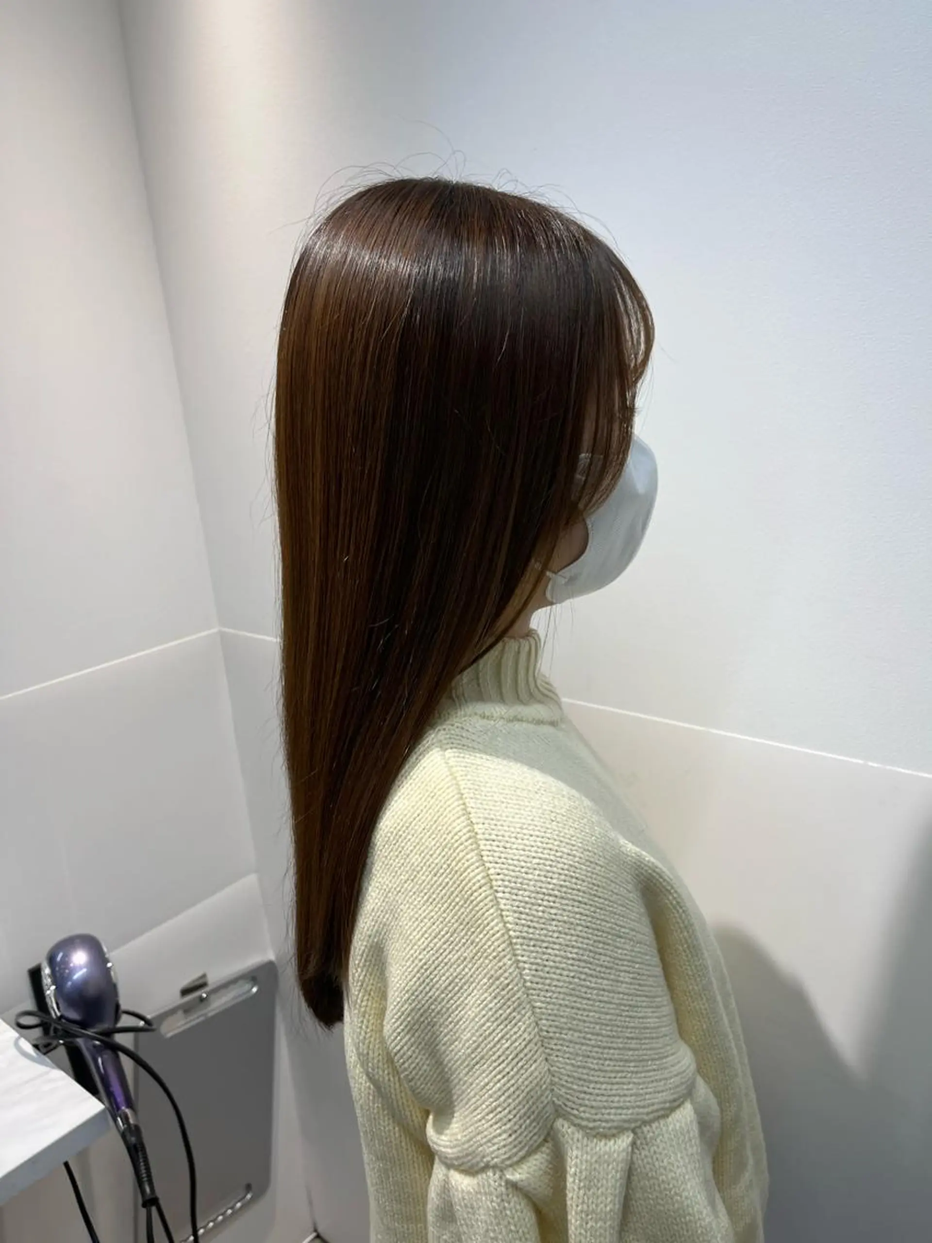 ロング 髪質改善/縮毛矯正 艶カラー/珠聡のヘアスタイル