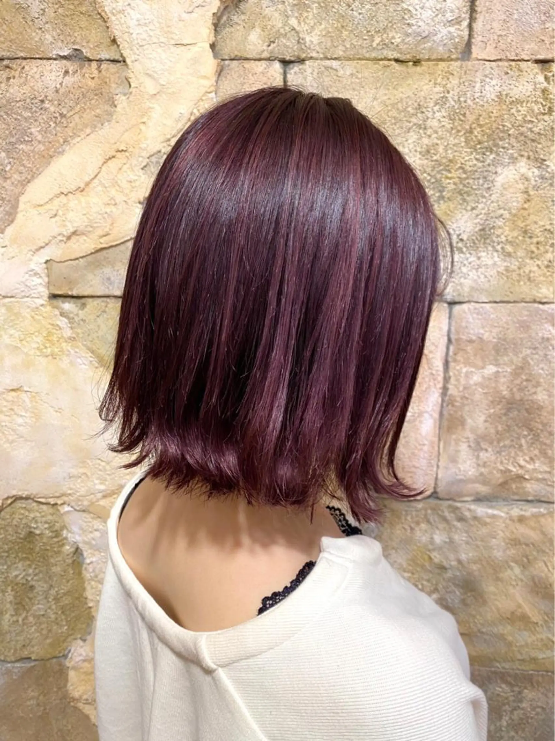 カラー 水島 悠香子のヘアスタイル