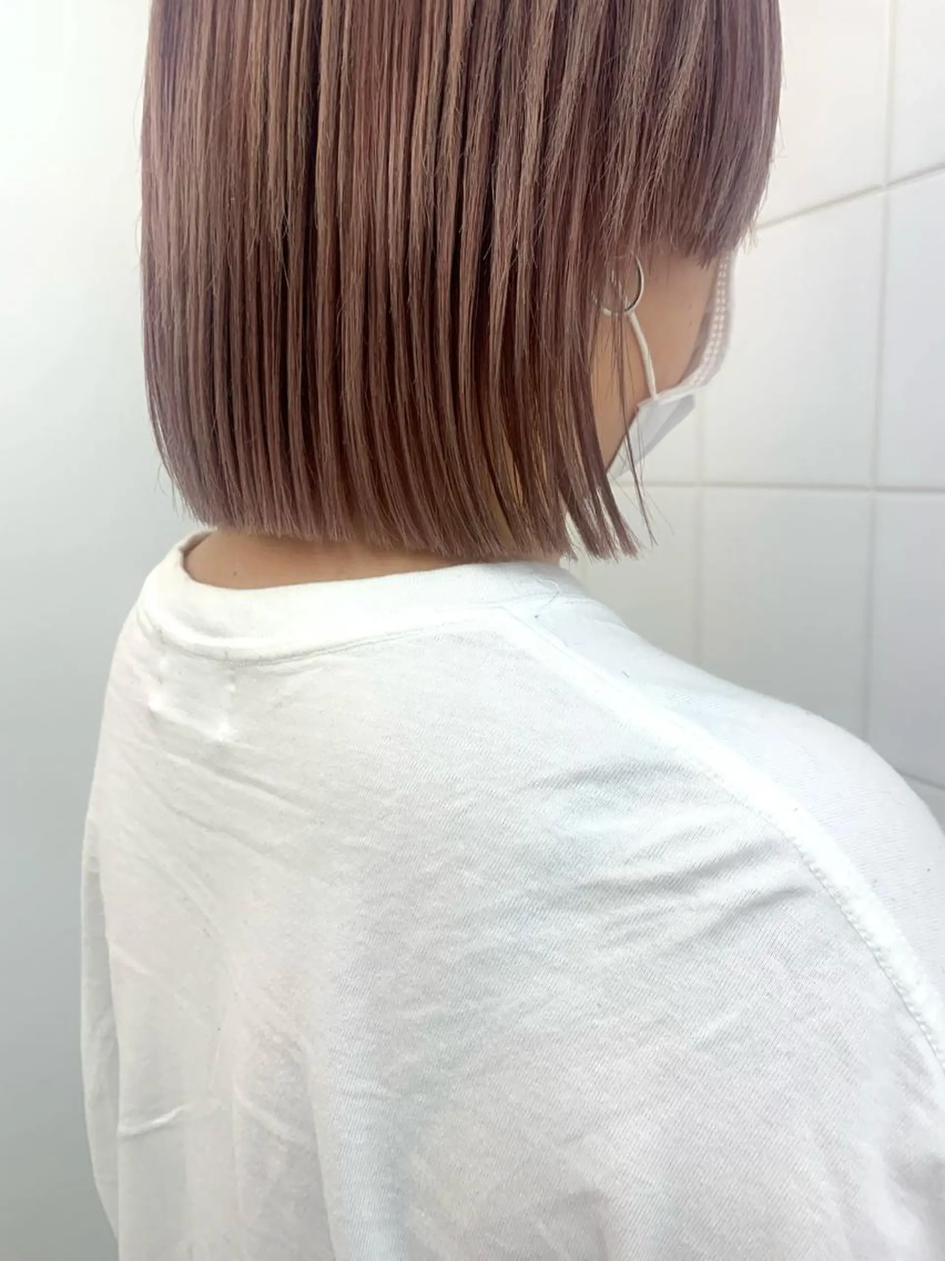 ショート カラー ヘアアレンジ 🧨ブリーチー×ボブ レイヤー💎じゅえるのヘアスタイル