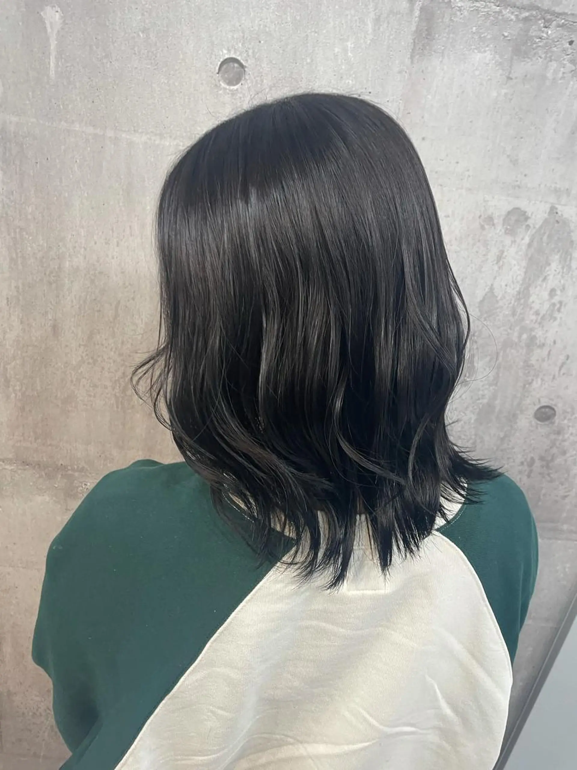 カラー 黒髪 _WHITE浜松店 もえかのヘアスタイル
