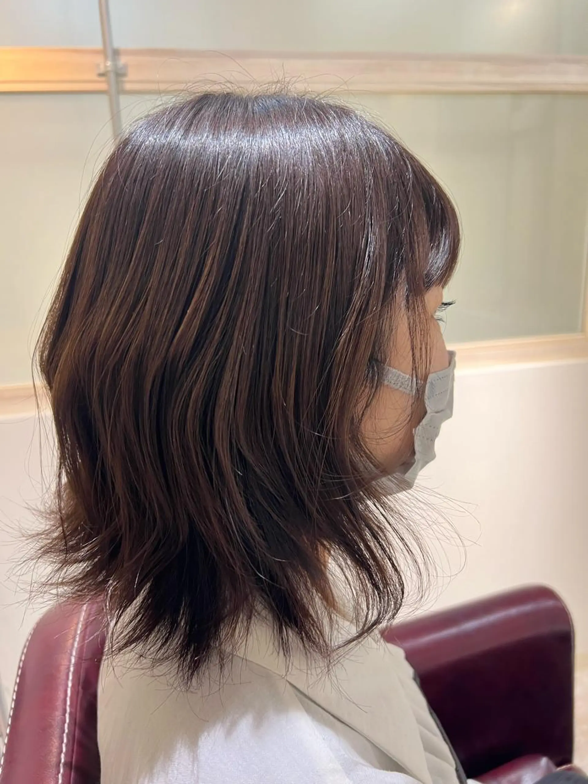 カラー グレージュ ヘアカラー トリートメント 🥣🫧‪艶カラー 🦋アカマ ミユ🦋のヘアスタイル