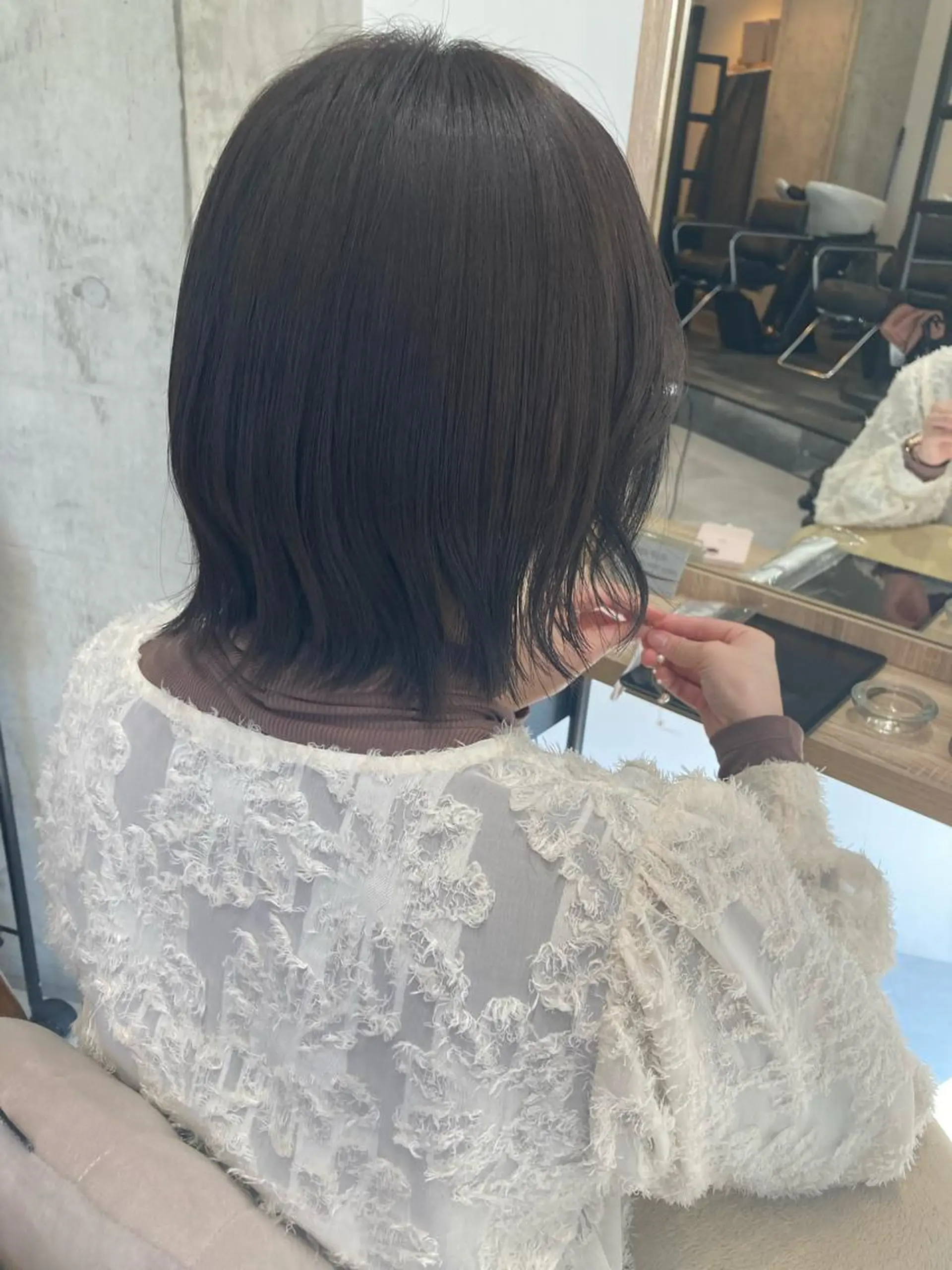 ショート ✨色持ちの良い艶 カラー✨蟹江真世のヘアスタイル