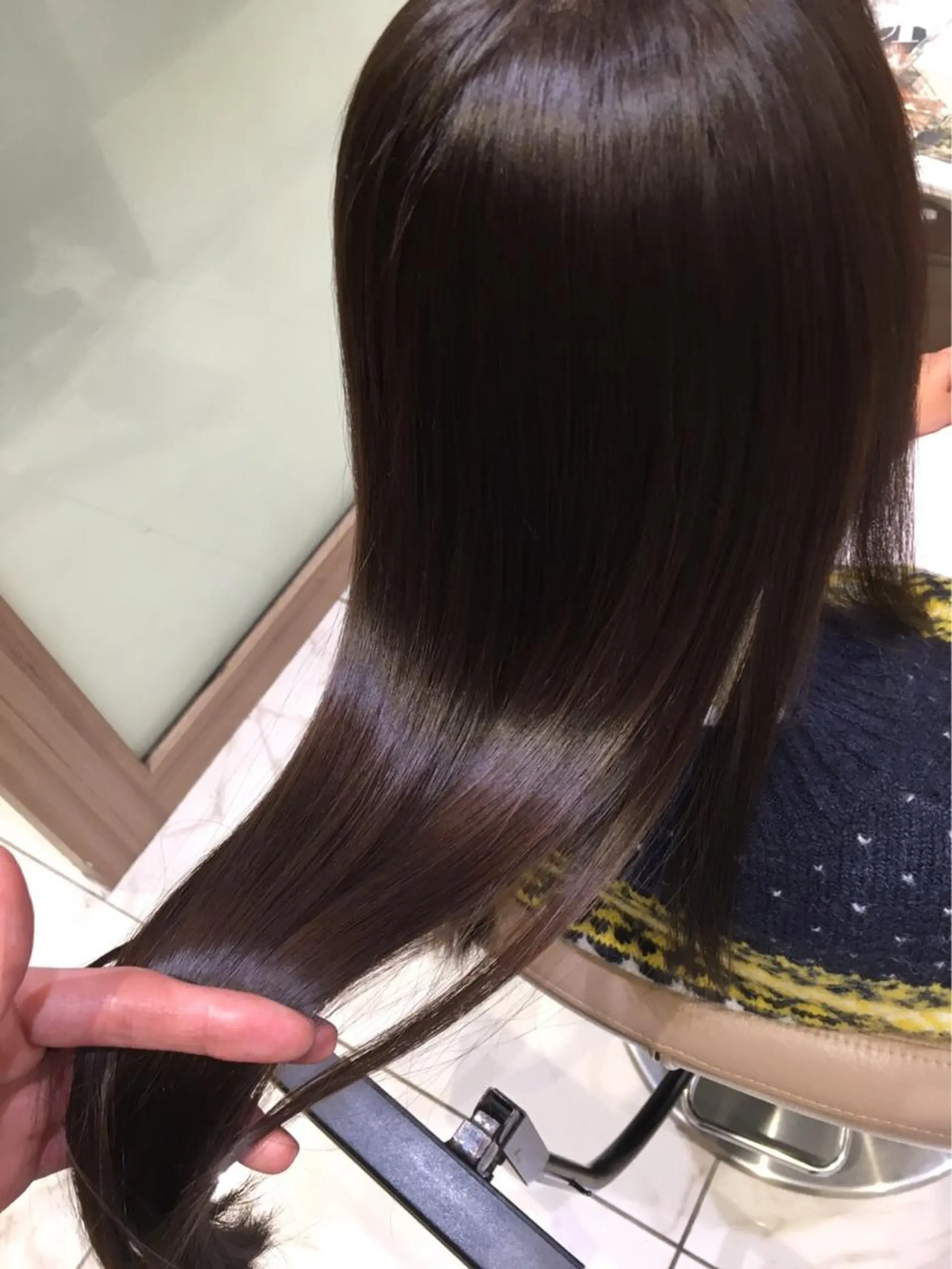 ロング パーマ 【メンズ縮毛矯正】 田中秀斗のヘアスタイル