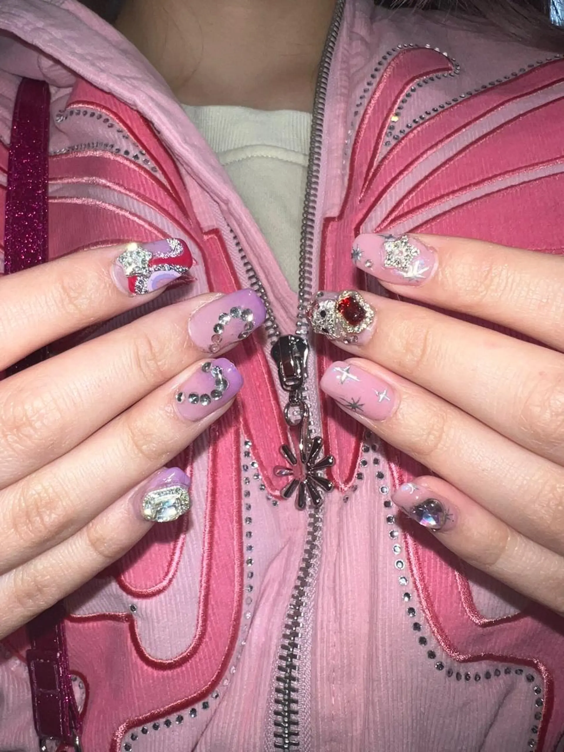 ネイル 持ち込み 個性派/中韓ネイル SAKURAのネイルデザイン