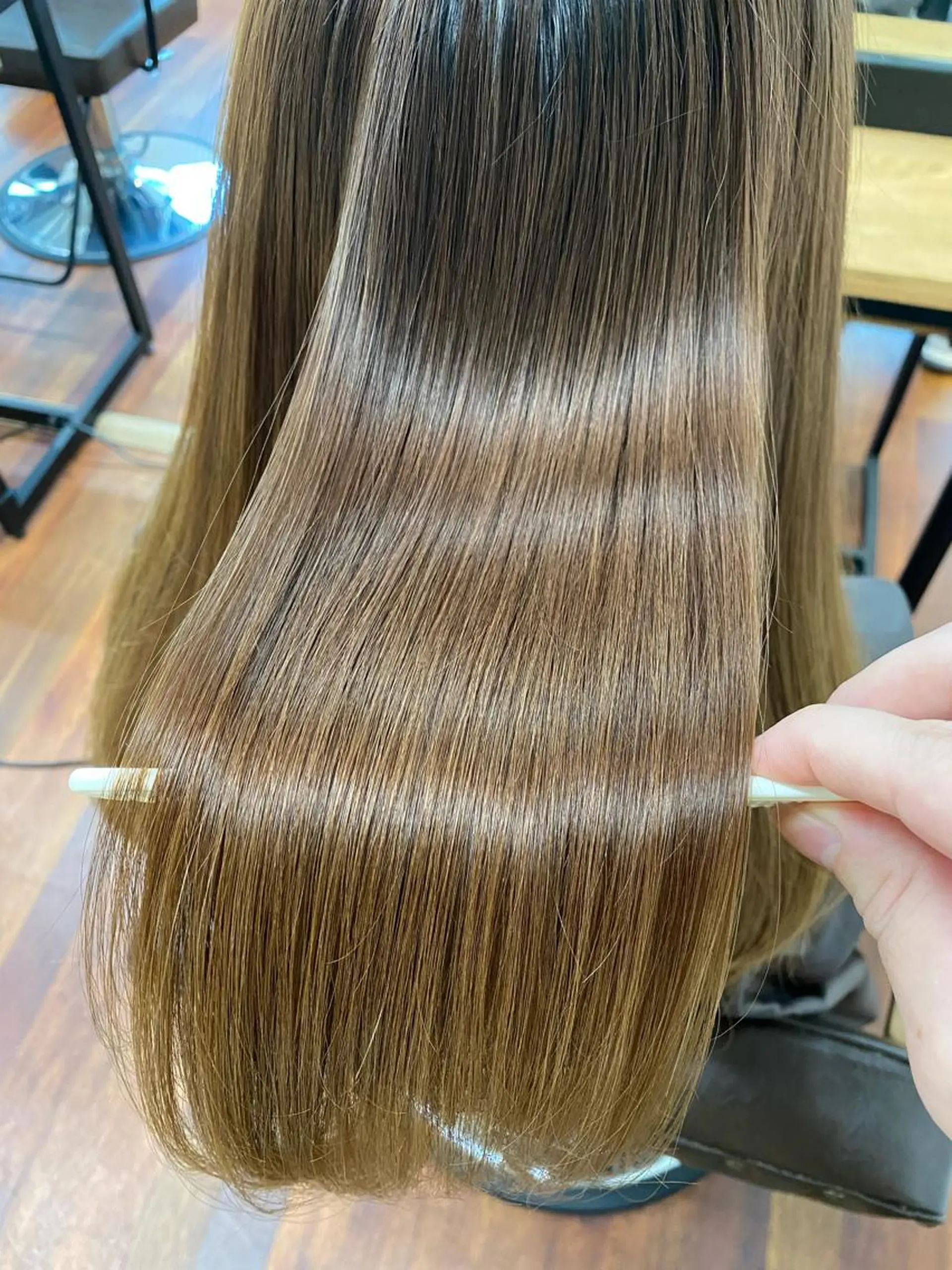 ロング 髪質改善 GRANLUSSO 岡山駅前 ビックカメラ5階所属・岡本 智次のヘアスタイル