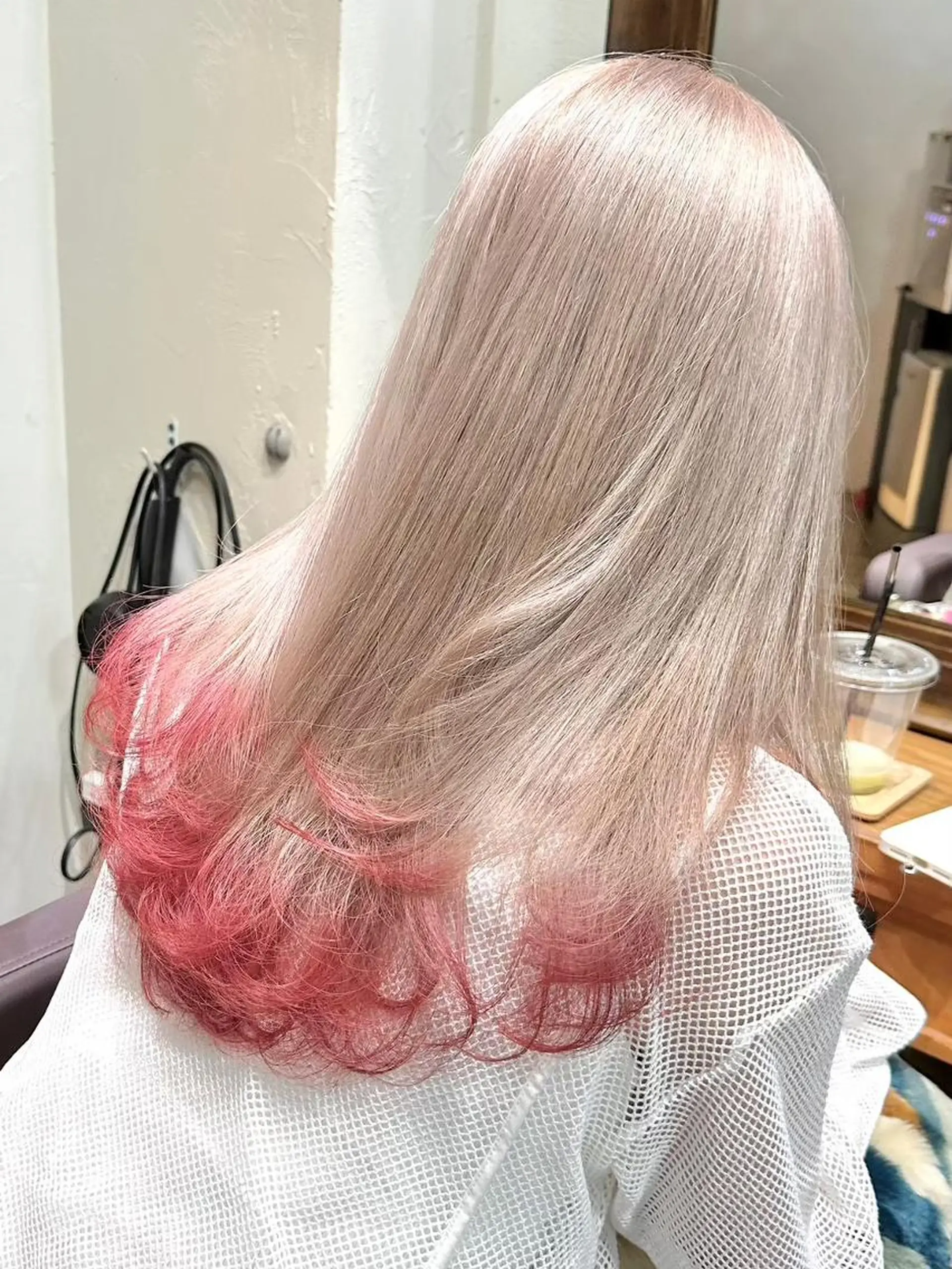 ショート ハイライト LORE福岡天神 韓国/ブリーチのヘアスタイル