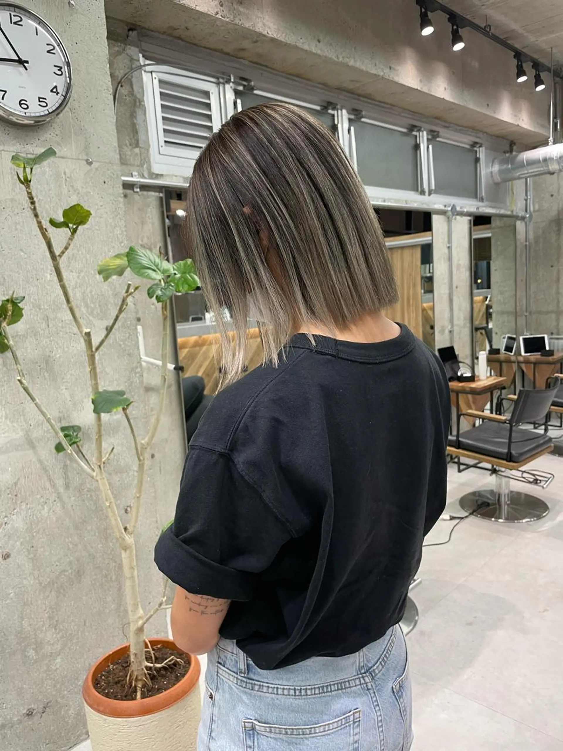 ミディアム カラー バレイヤージュ デザインカラー ハイライトカラー ハイライト レイヤーカット ヘアカラー 🌈透明感カラー ✨松田龍也🌈のヘアスタイル