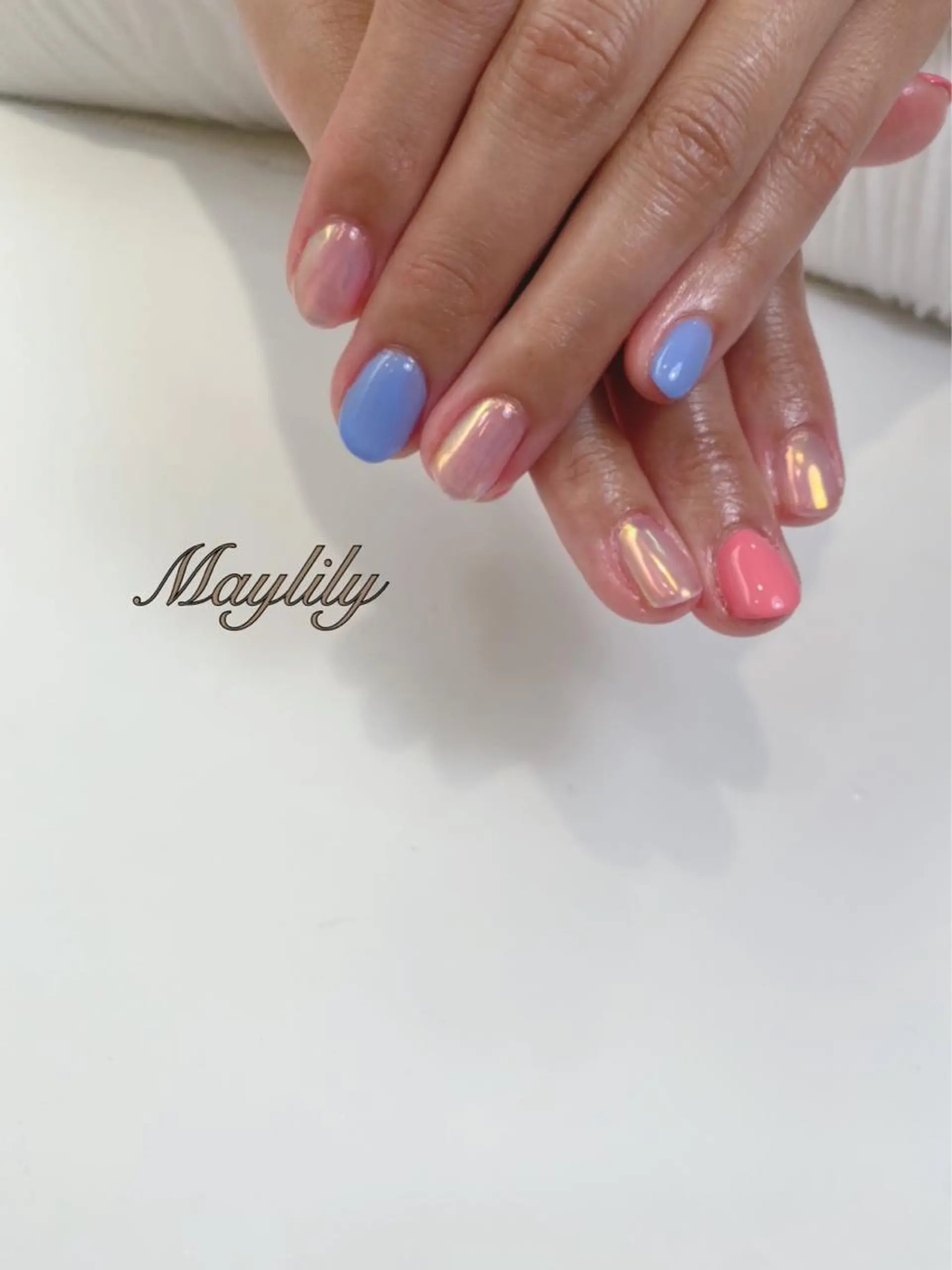 ネイル 持ち込み ハンドネイル Nail care salon Maylily所属・Nail salon Maylilyのネイルデザイン