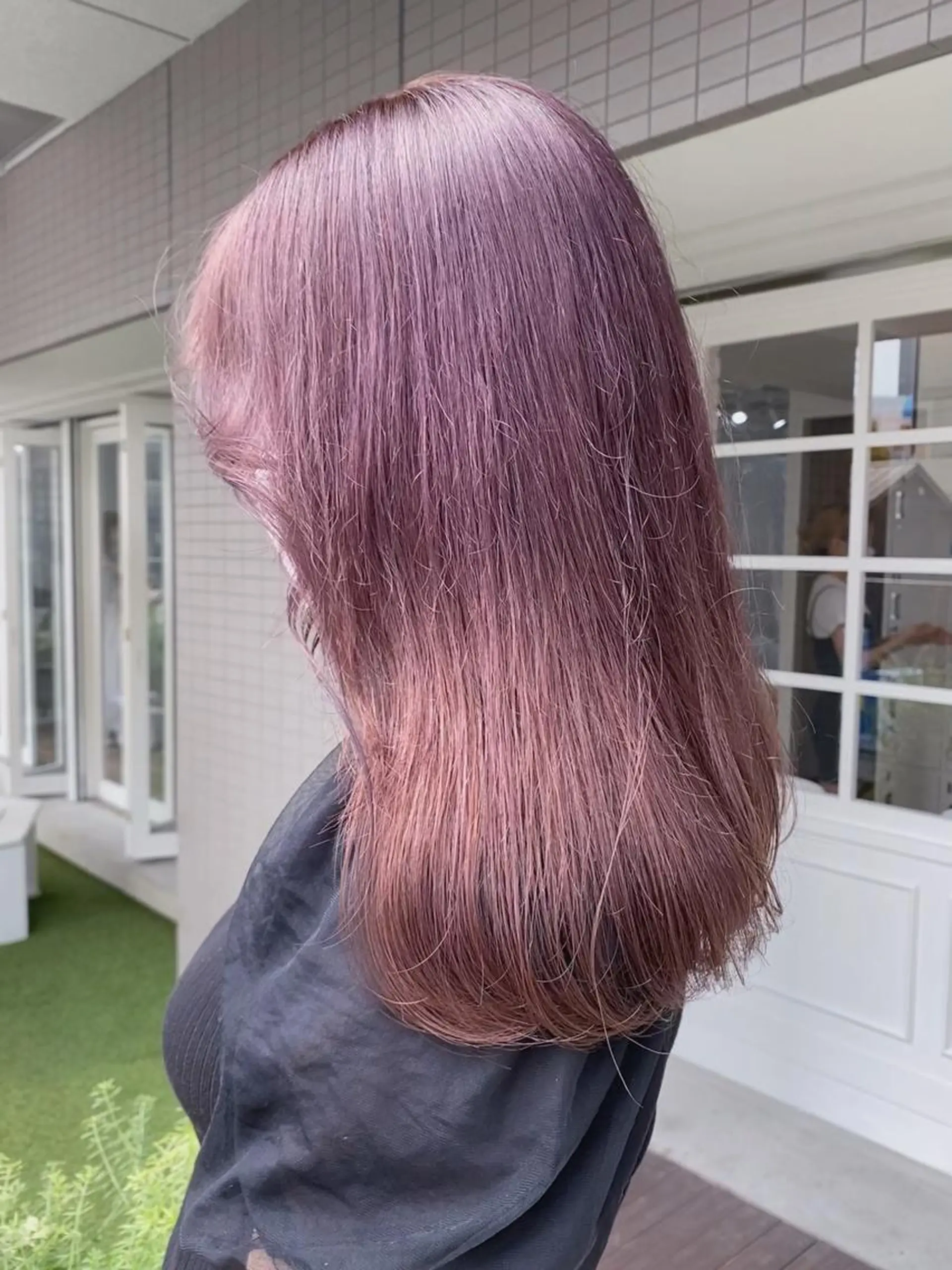 ロング カラー ヘアアレンジ 🧡梅田ハイトーン カラー🧡runaのヘアスタイル