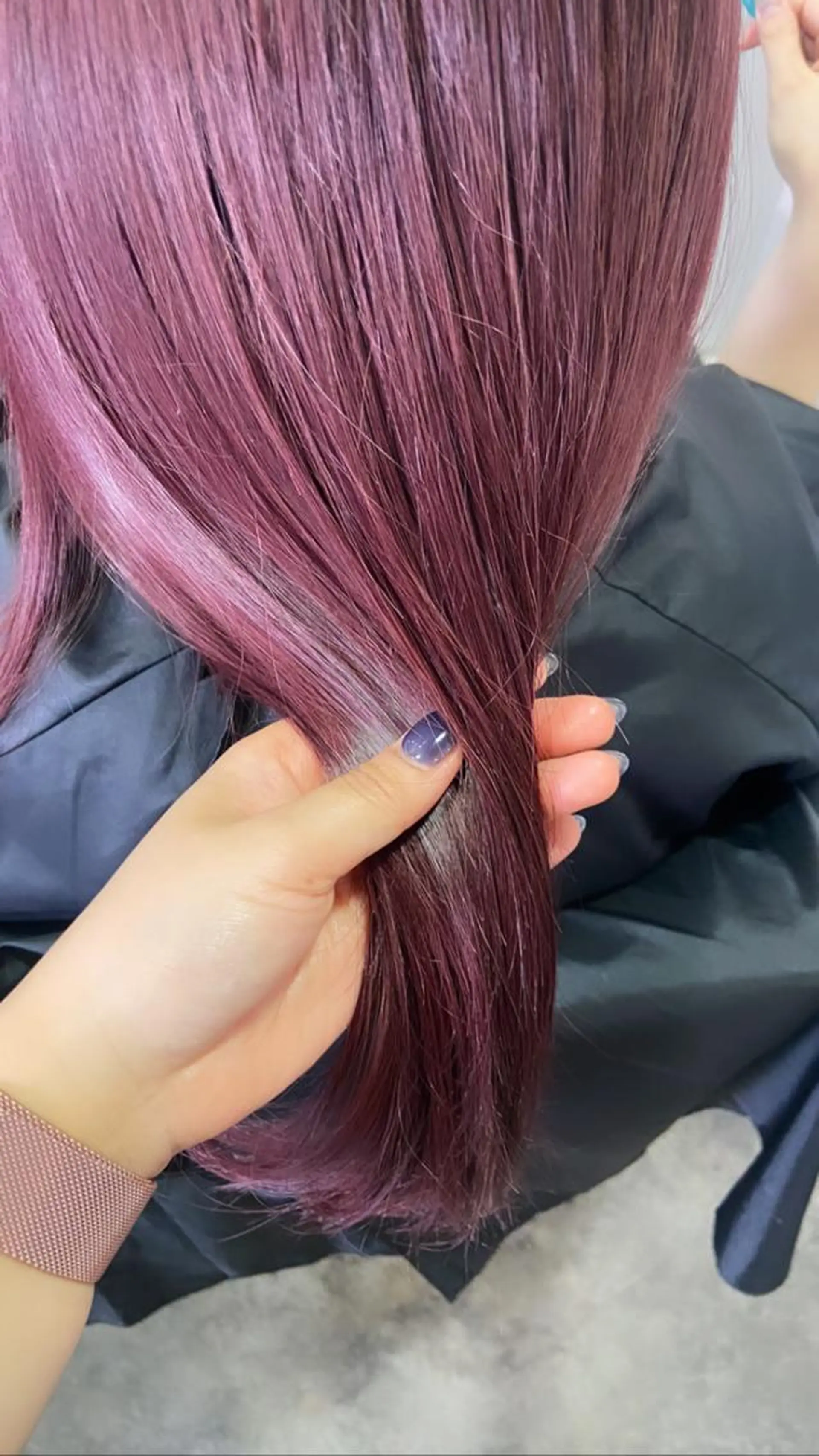 ロング カラー ヘアカラー トリートメント ヘアセット 地毛風艶カラー🌿 喜多夏海のヘアスタイル