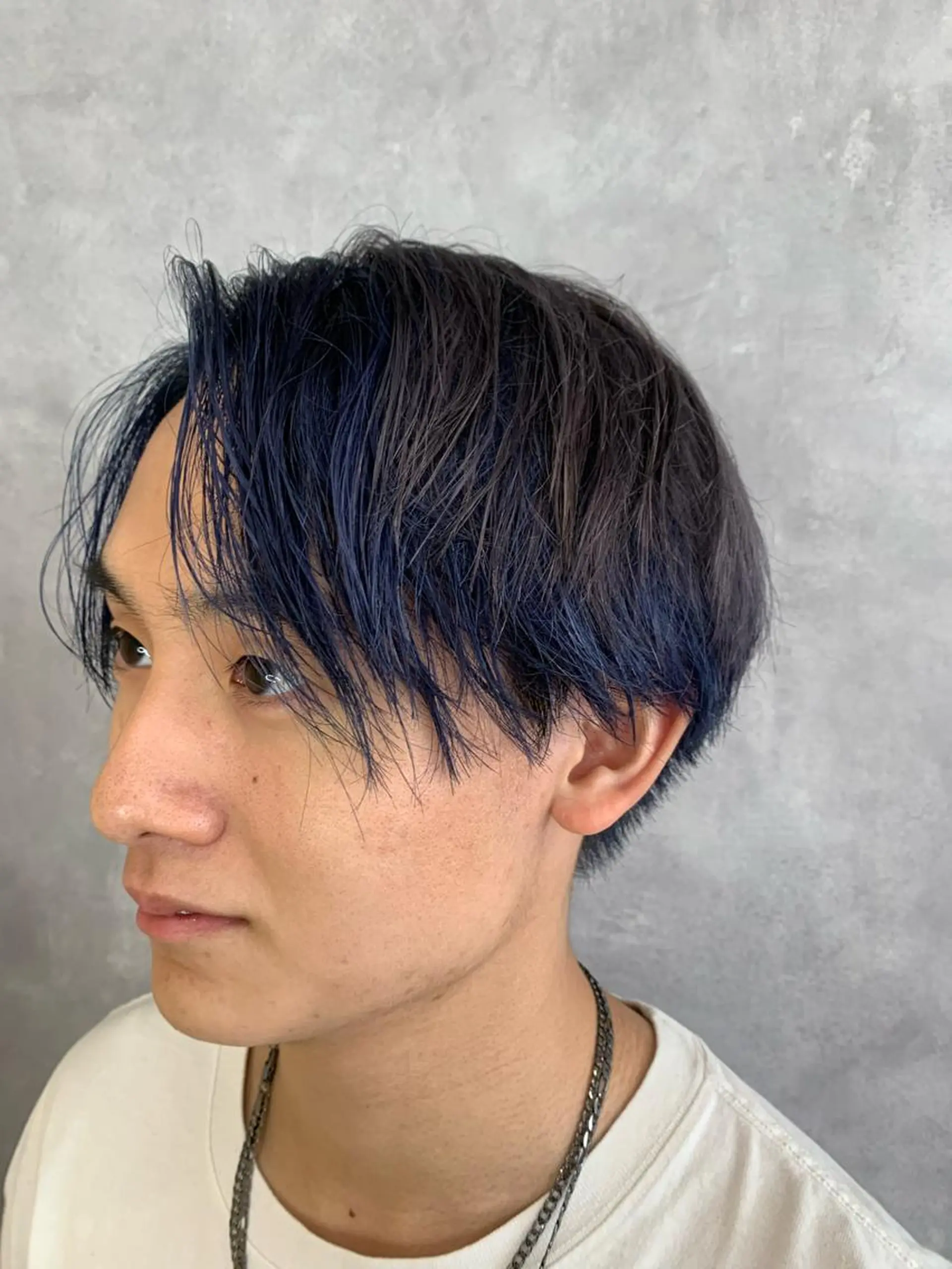 ショート カラー メンズ charme溝の口所属・チバ ヒロトのヘアスタイル