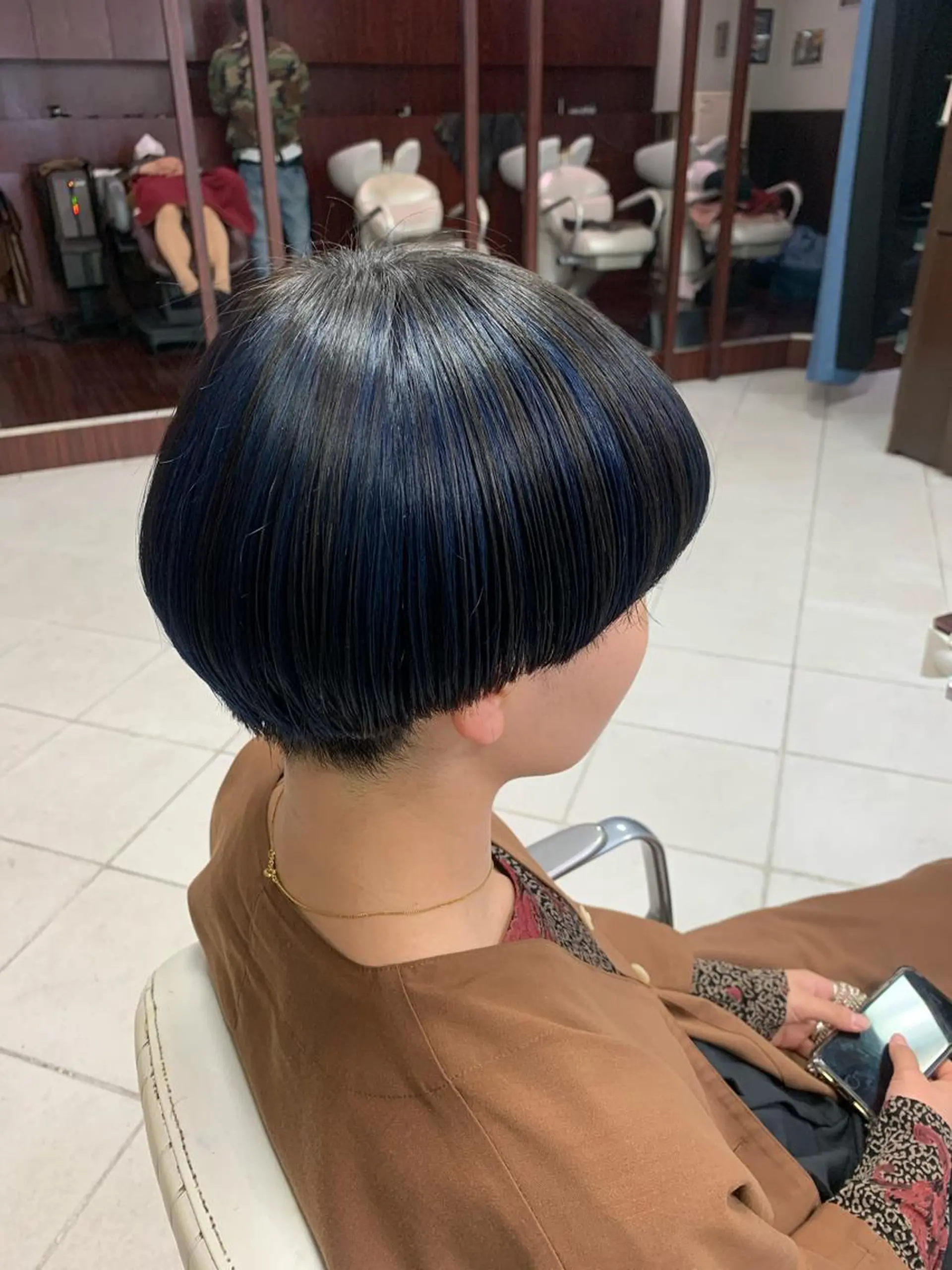 カラー デザインカラー サロンド エフ真壁店所属・酸性ストレート特化 メンズも歓迎 細谷のヘアスタイル