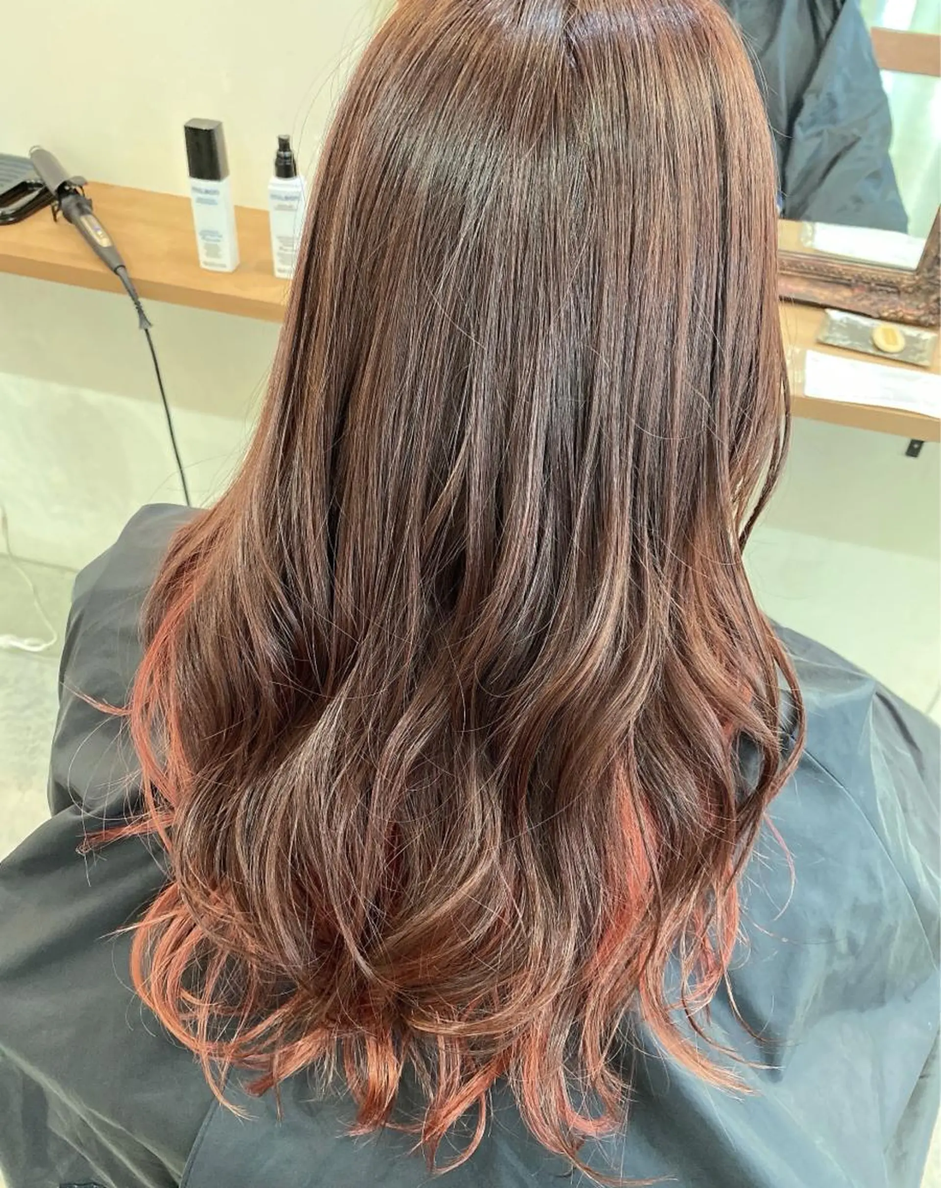 セミロング カット ヘアカラー 山形 ゆりのヘアスタイル