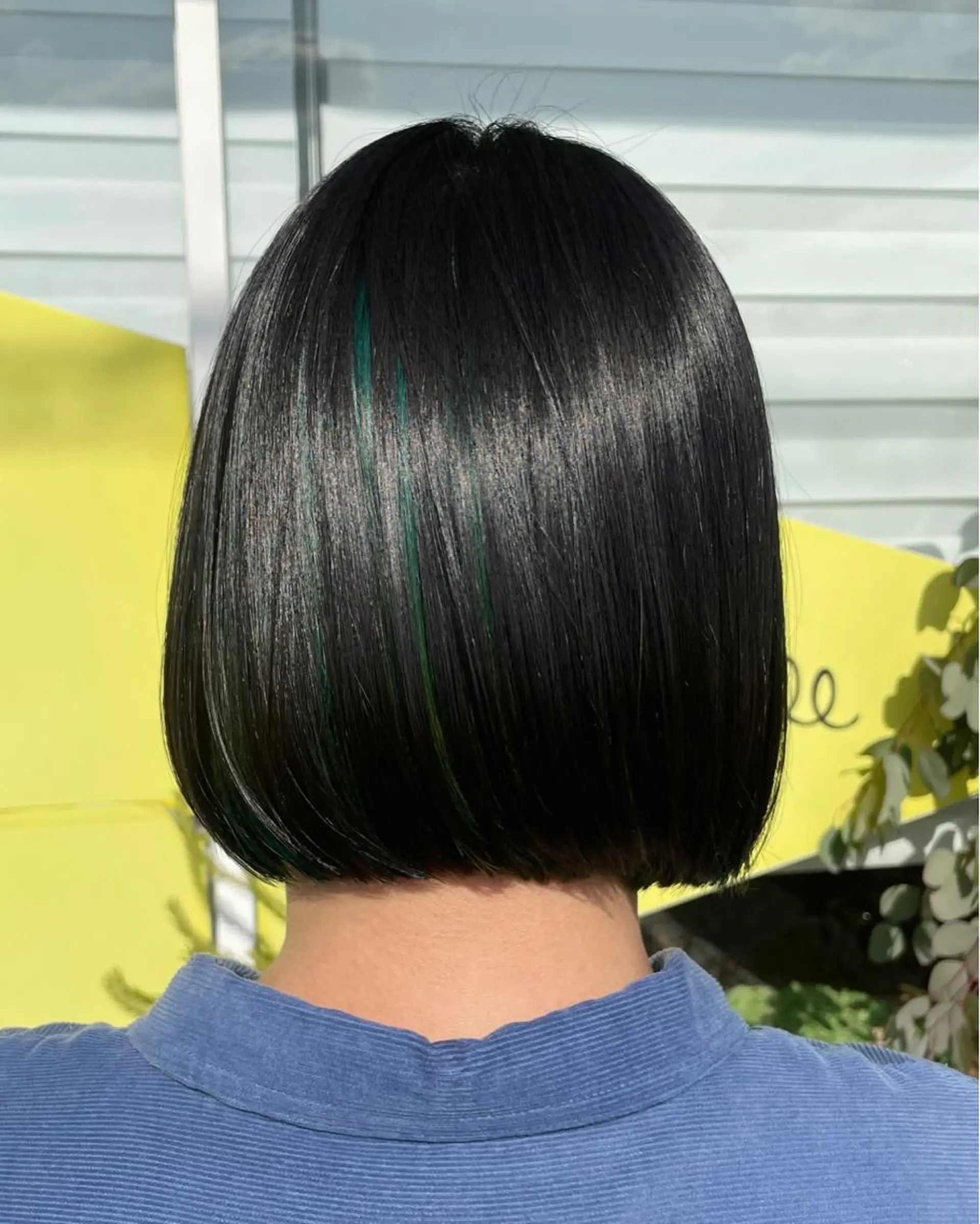 ミディアム カラー インナーカラー ボブ 奥田 誠司のヘアスタイル