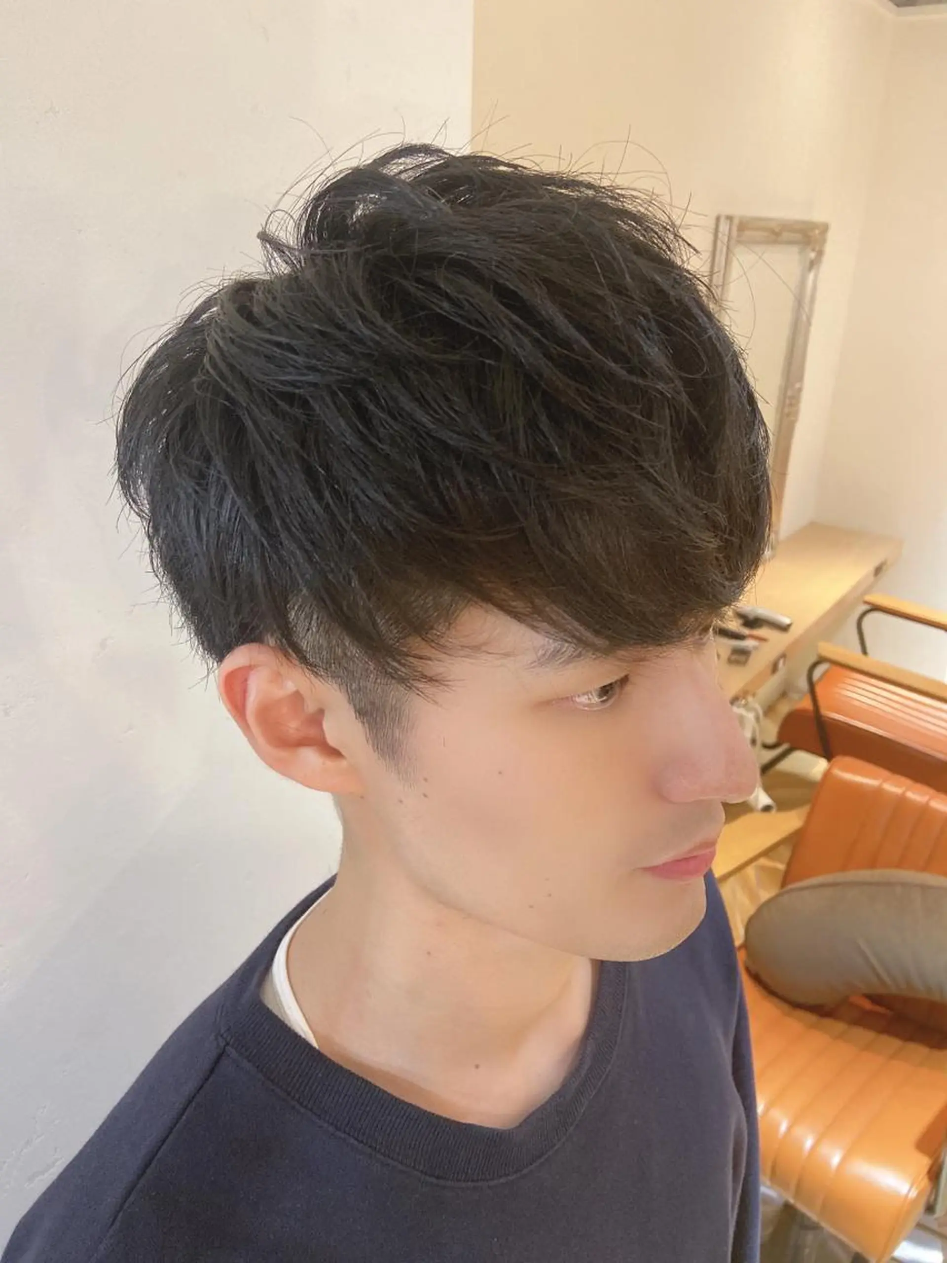 メンズ ビジネス マッシュ カット ヘッドスパ ✨髪質改善/透明感✨ 西野　陽のヘアスタイル