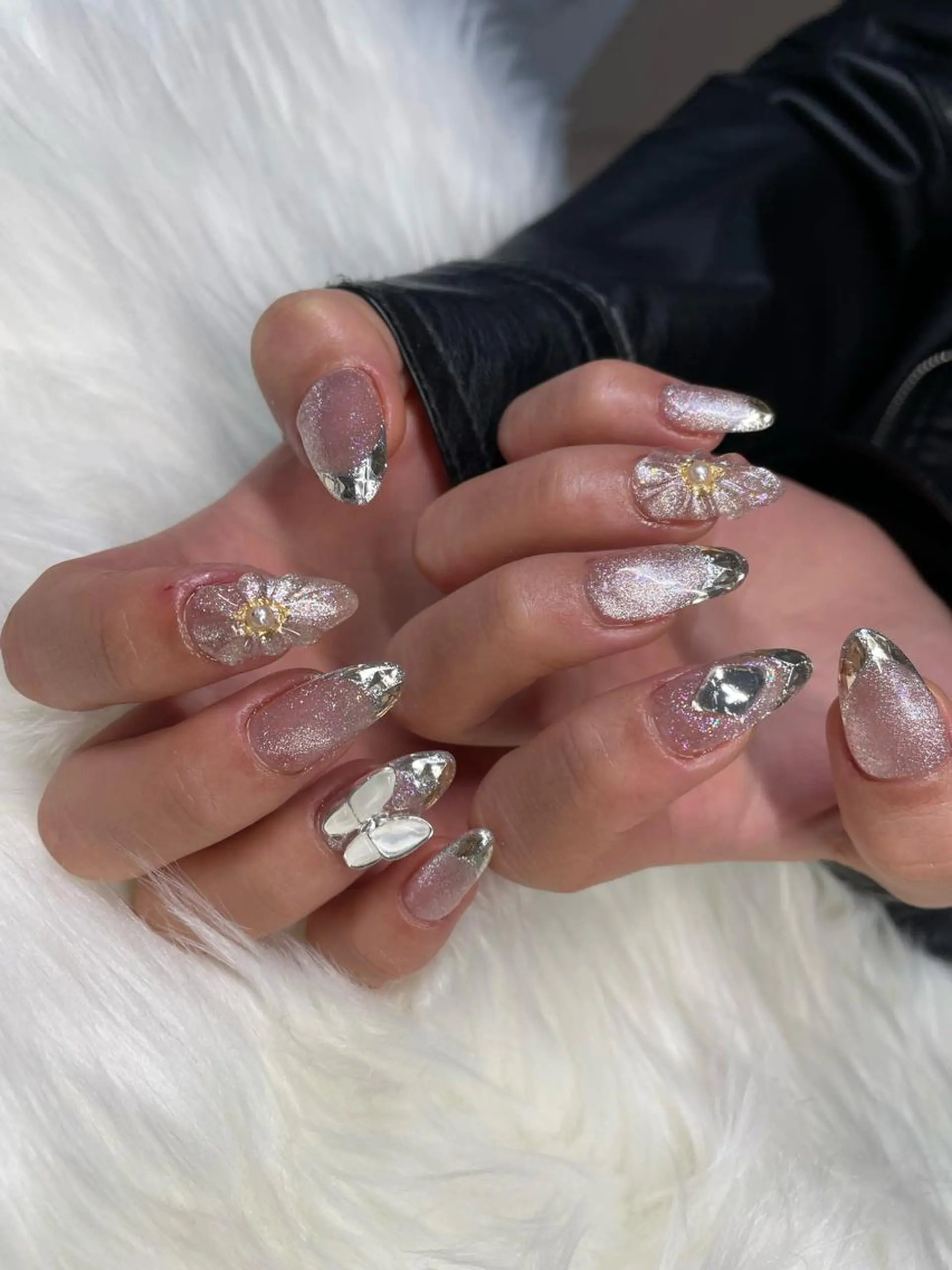 ロング ヘアアレンジ キッズ ネイル マツエク・マツパ アイブロウ 福田 加奈のネイルデザイン