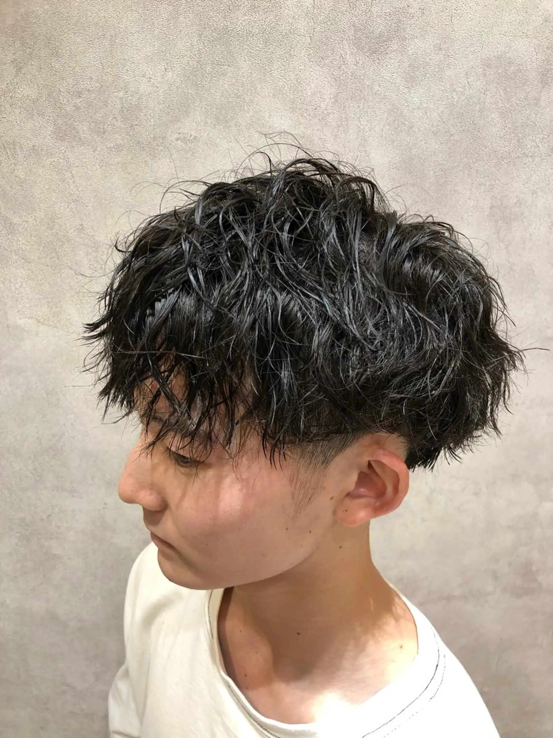 パーマ メンズ マッシュ メンズパーマ ツイストスパイラルパーマ スパイラルパーマ カット パーマ 門脇 真生人のヘアスタイル