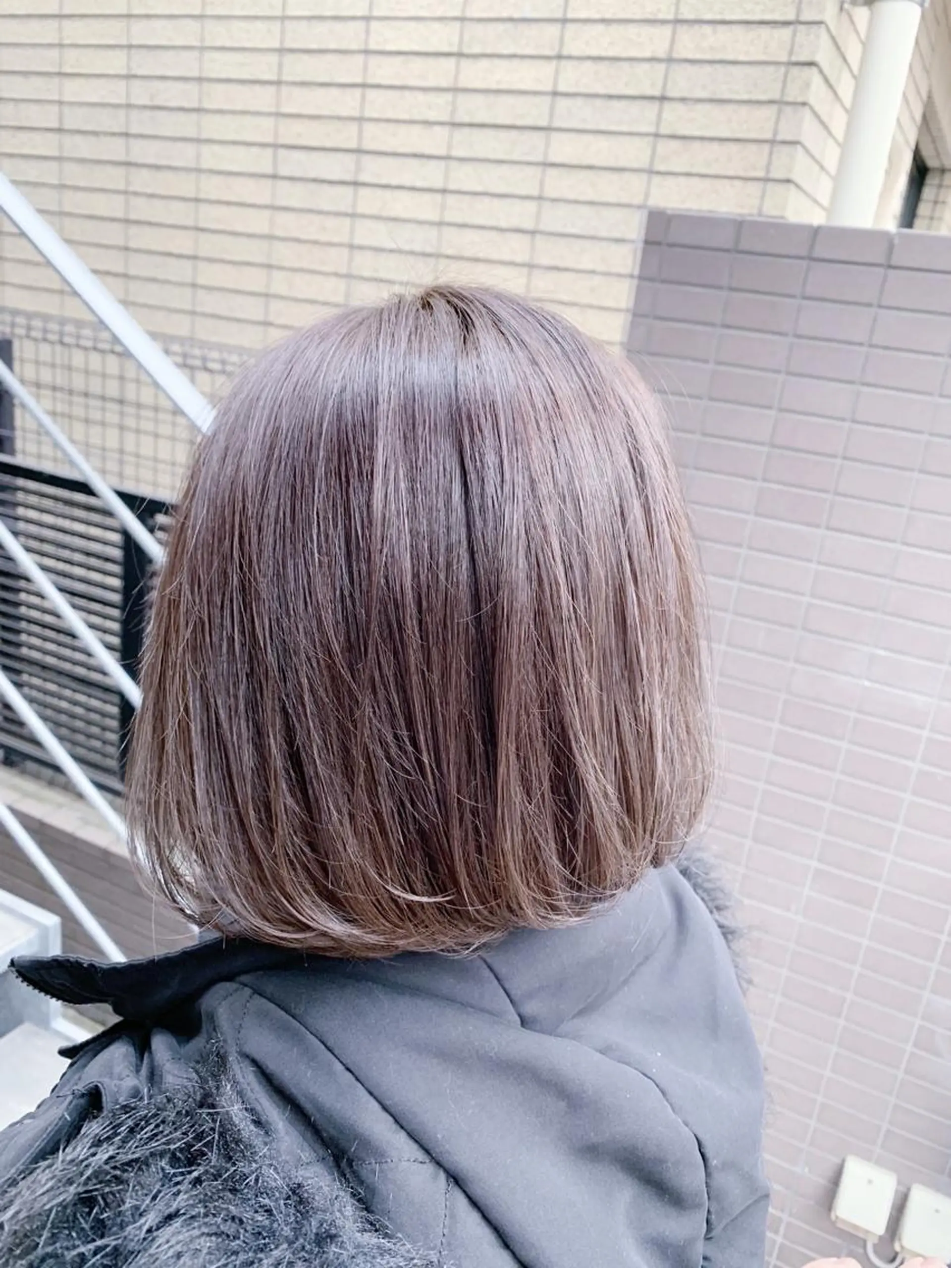 ショート カラー グレージュ ボブ DUMBO所属・【完全マンツー 恵比寿】佐藤 翔のヘアスタイル