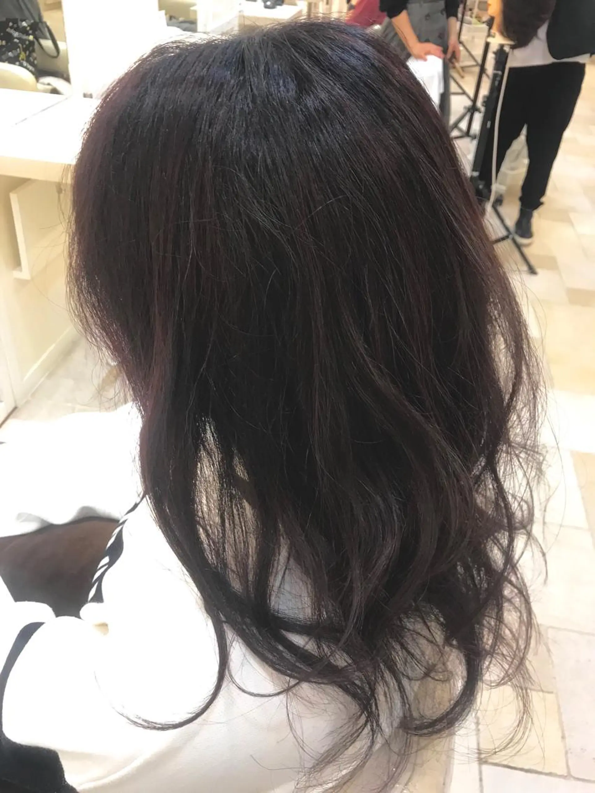 セミロング ハイライト 縮毛矯正/髪質改善 /韓国風　山川春輝のヘアスタイル