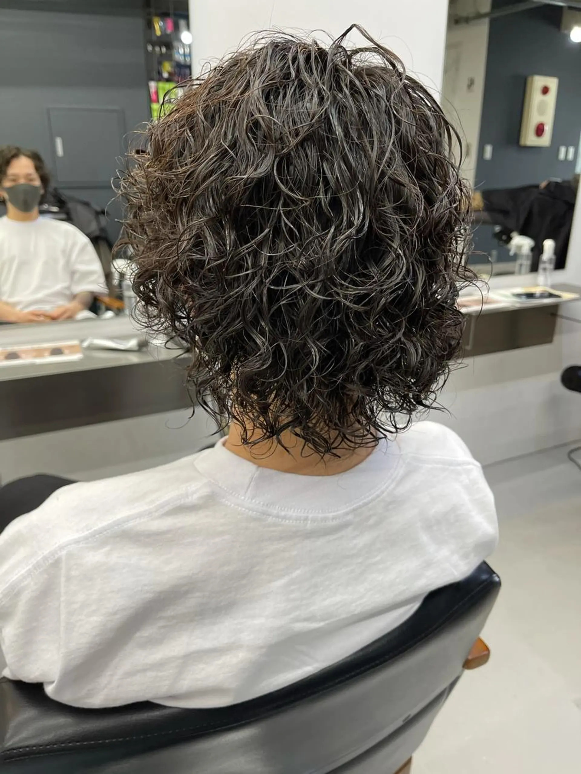 パーマ メンズ カット パーマ 森本裕/オーナー/ スパイラルパーマのヘアスタイル