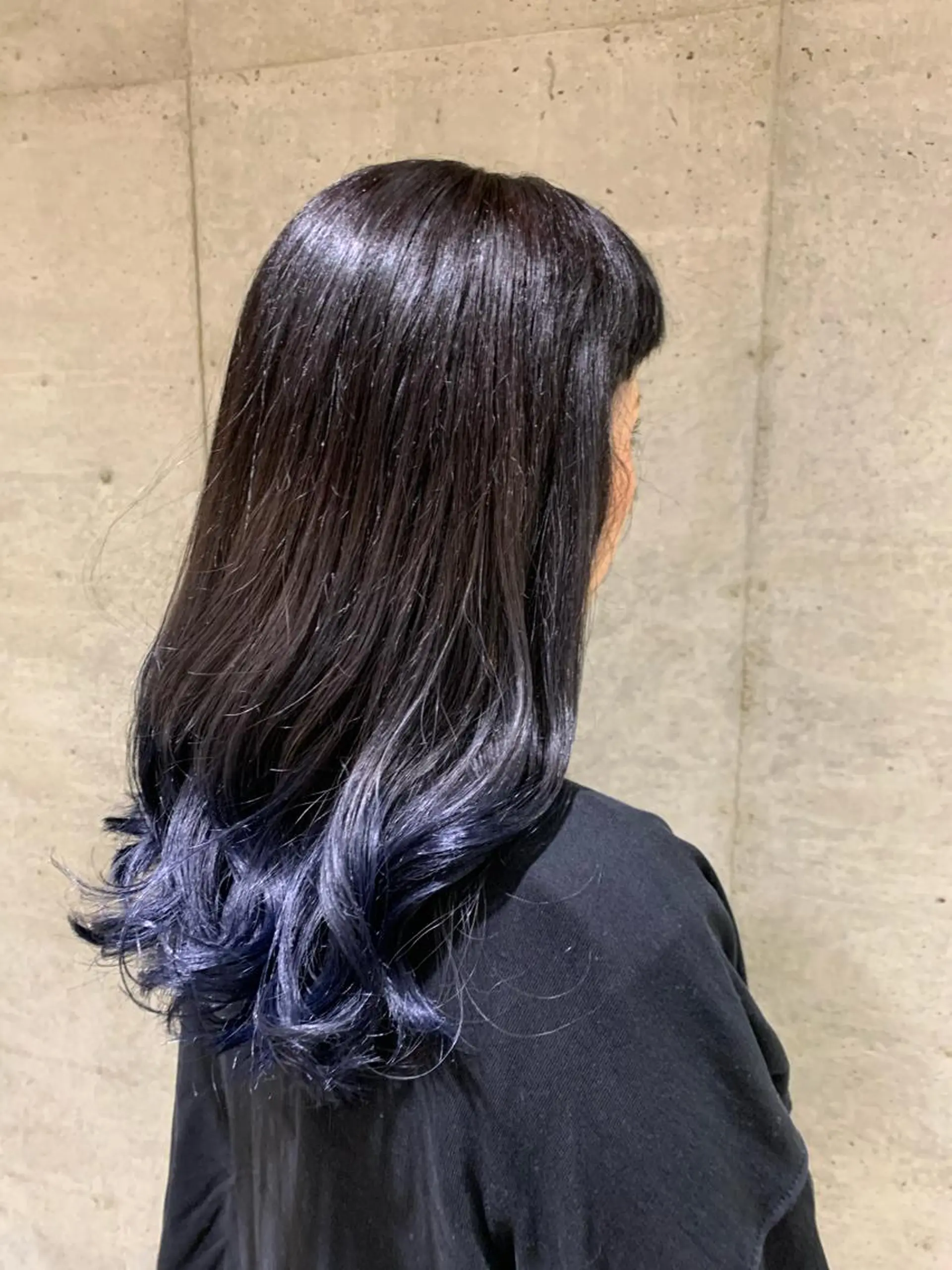 セミロング カラー ハイライトが 得意なニキです😊のヘアスタイル