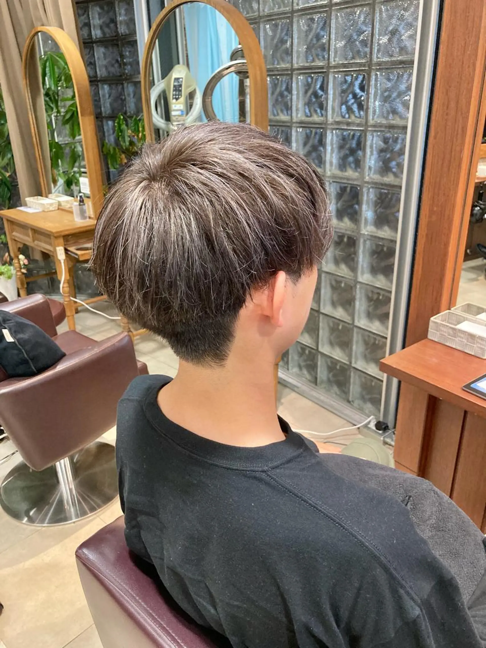 ショート カラー メンズ メンズメッシュ メッシュ シルバー カット エクステ カットが上手い 💇‍♂🌸サク🌸のヘアスタイル