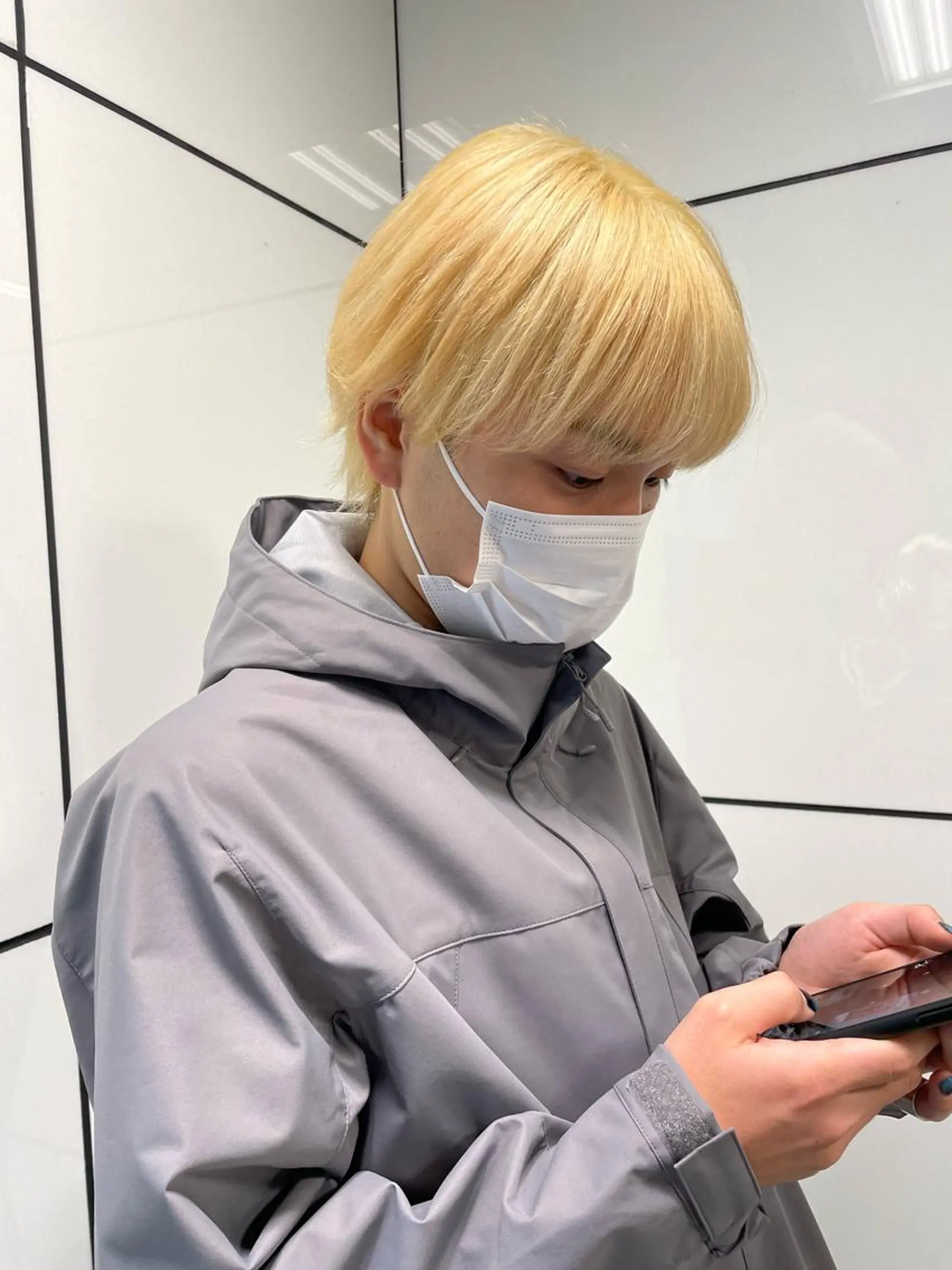 カラー メンズ ヘアカラー メンズ/艶髪/カラー サクラ🌸のヘアスタイル