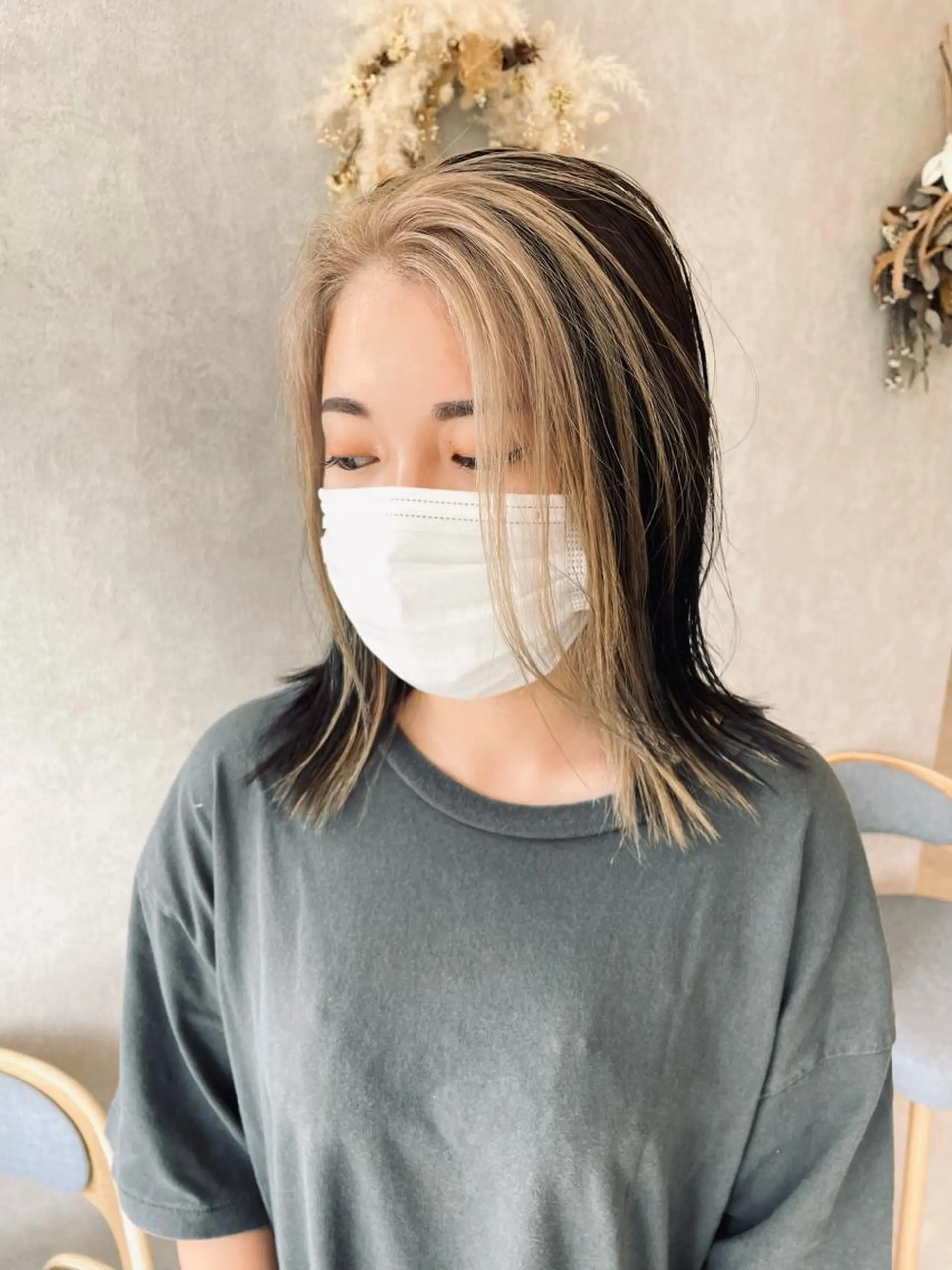 ミディアム ヘアカラー トリートメント TECHRISE刈谷所属・田中 大貴のヘアスタイル