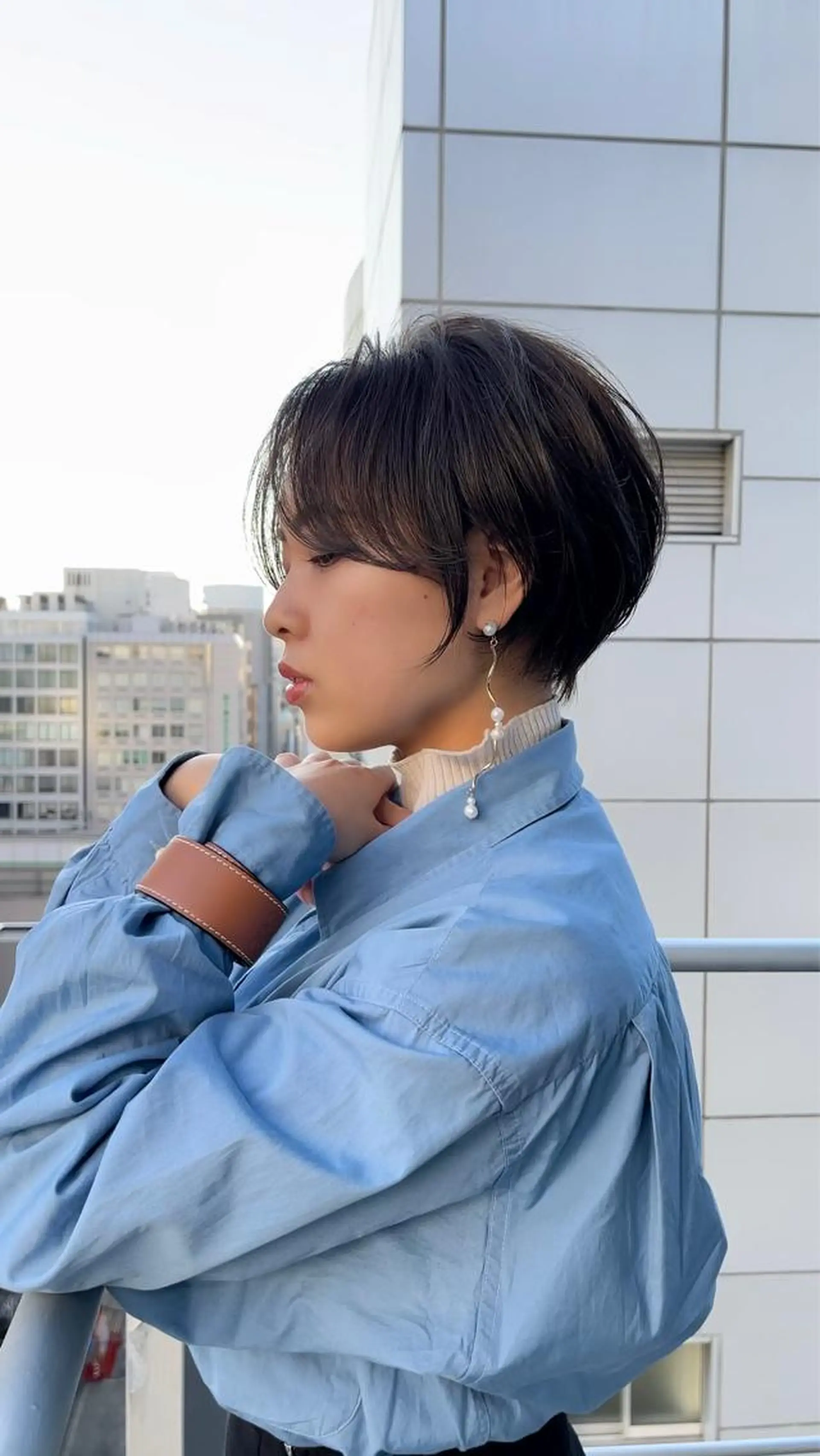 ショート 丸みショート イエローカラー 韓国風ヘア ショートヘア ショート・ボブ特化 mahoのその他イメージ