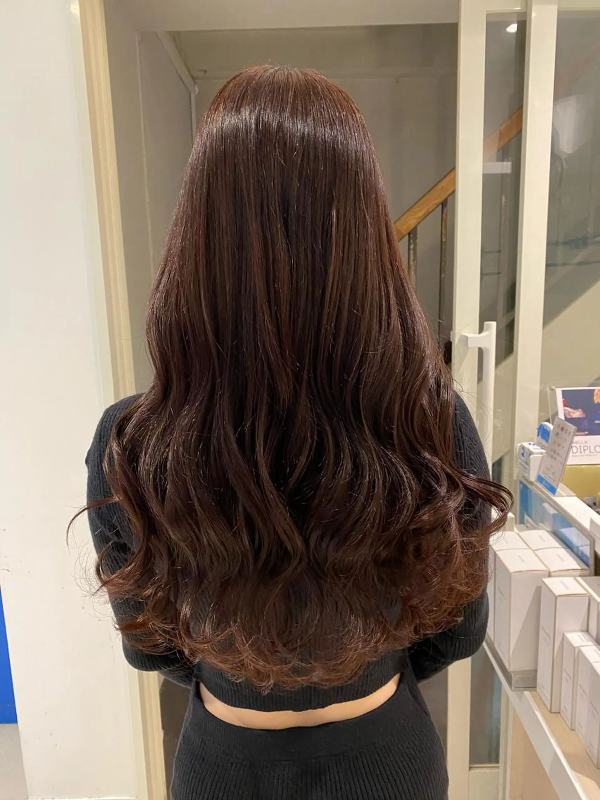 ロング 🌈評価No.1🌈 艶髪カラー❌エクステのヘアスタイル