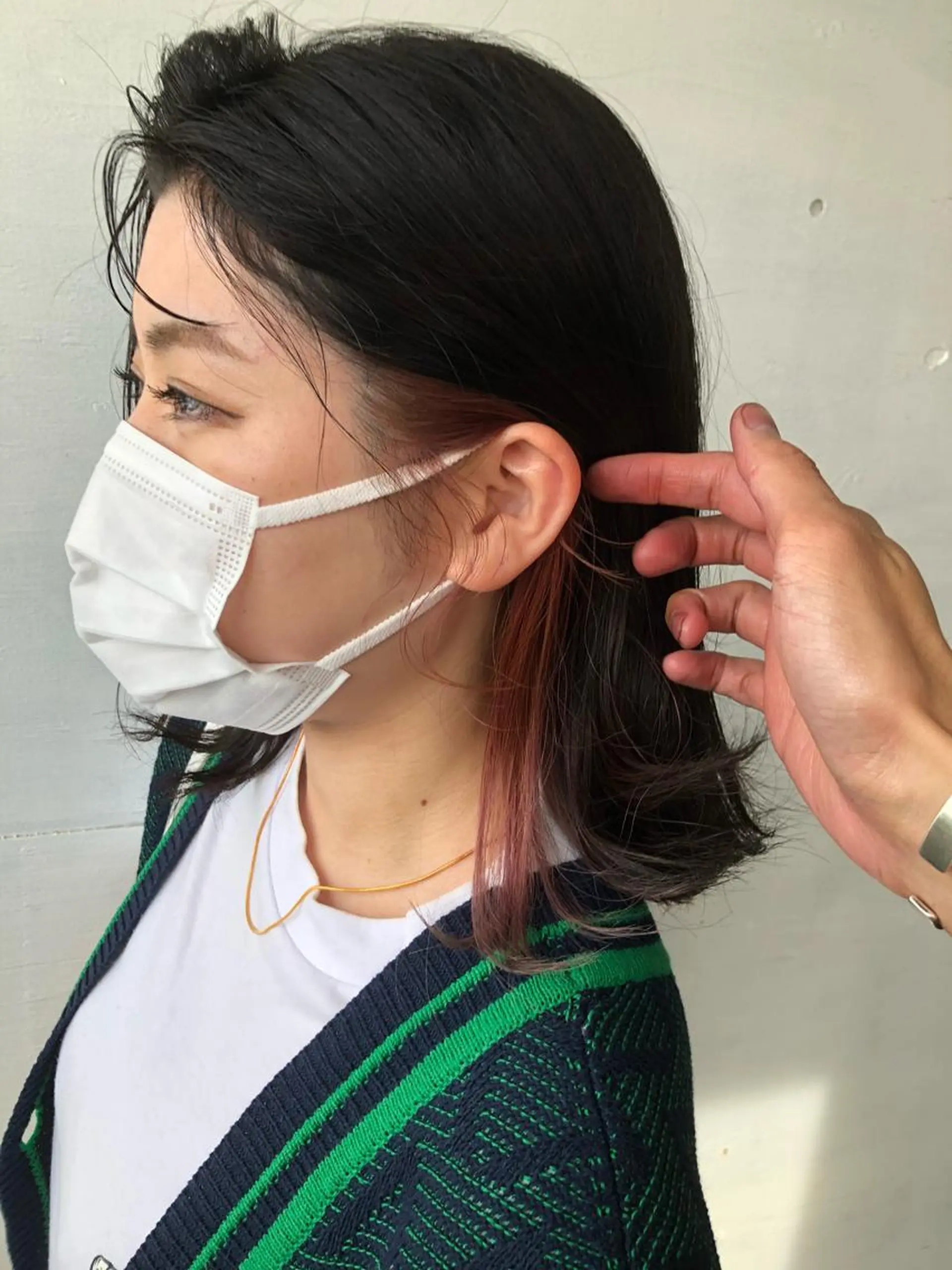 ミディアム カラー かわさき ともやのヘアスタイル