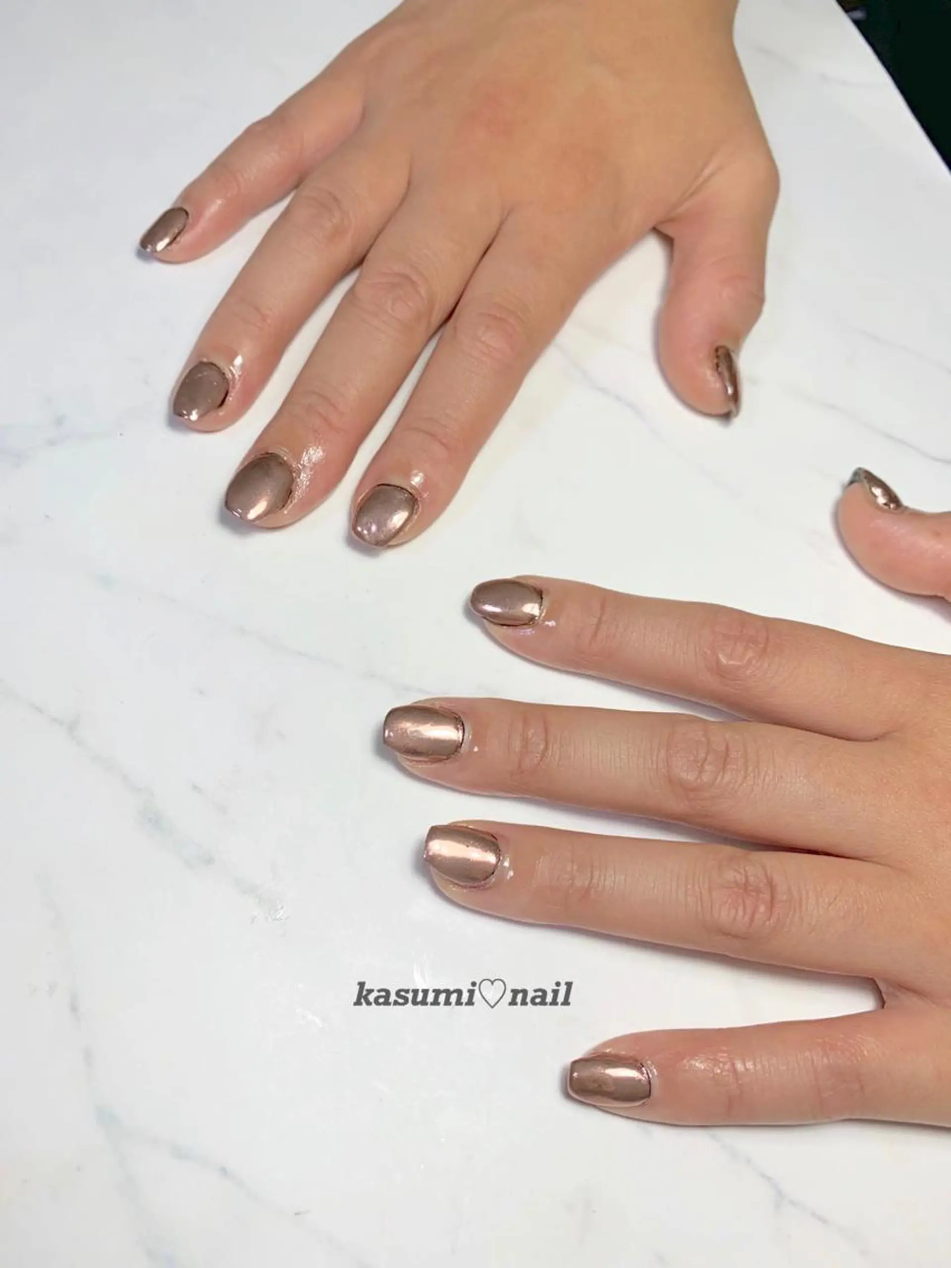 ネイル アートネイル フットネイル ジェルネイル ラメ(グリッター) ミラーネイル KASUMI♡ Nailのネイルデザイン