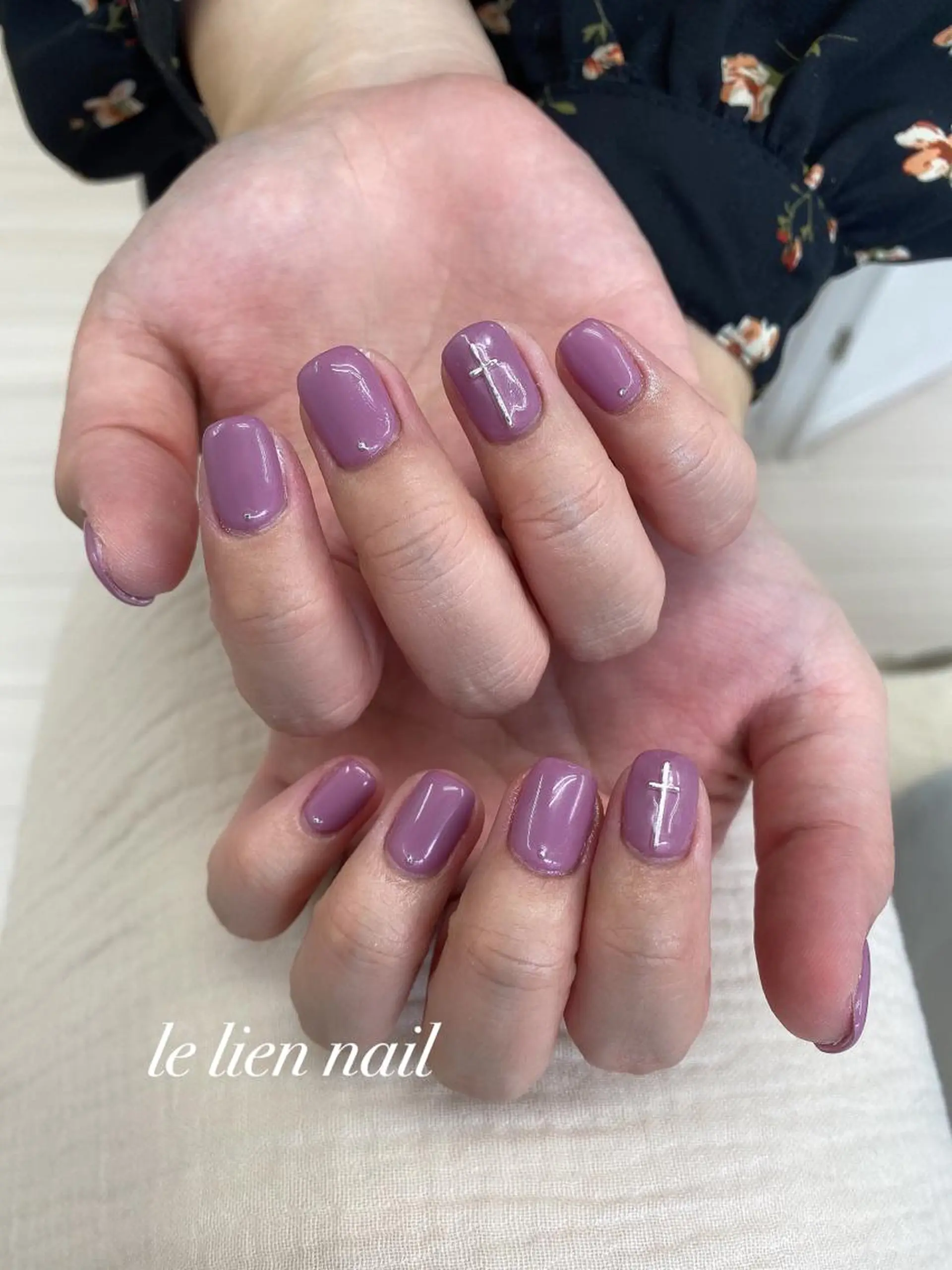 ネイル アートネイル ニュアンスネイル ワンカラーネイル le lien nailのネイルデザイン