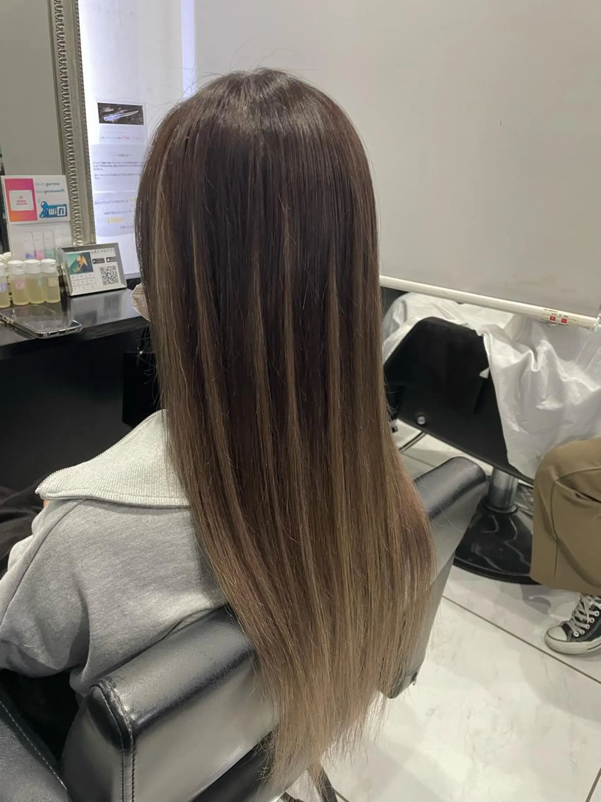 ロング エクステ レイヤーカット ヘアカラー トリートメント エクステ \RINA🐾/ ジェルムのヘアスタイル