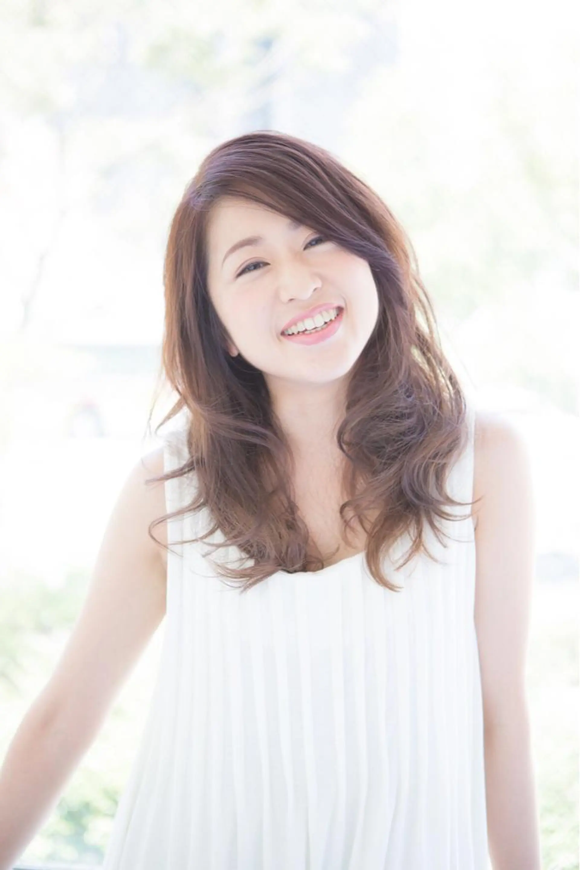 ロング カラー パーマ 山楯 敏章のヘアスタイル