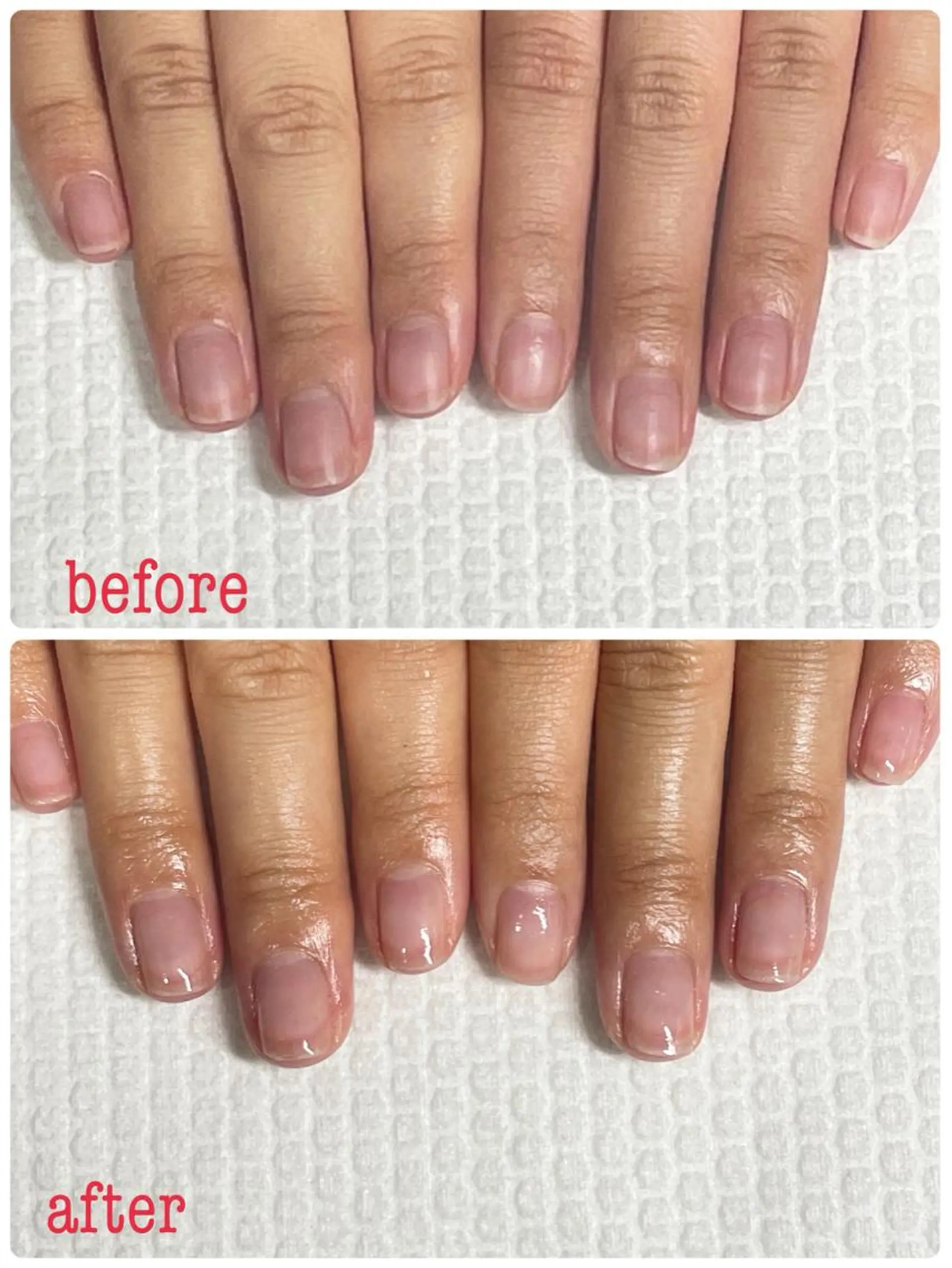 カラー ネイル ハンドケア Chérinail 爪のお手入れのネイルデザイン