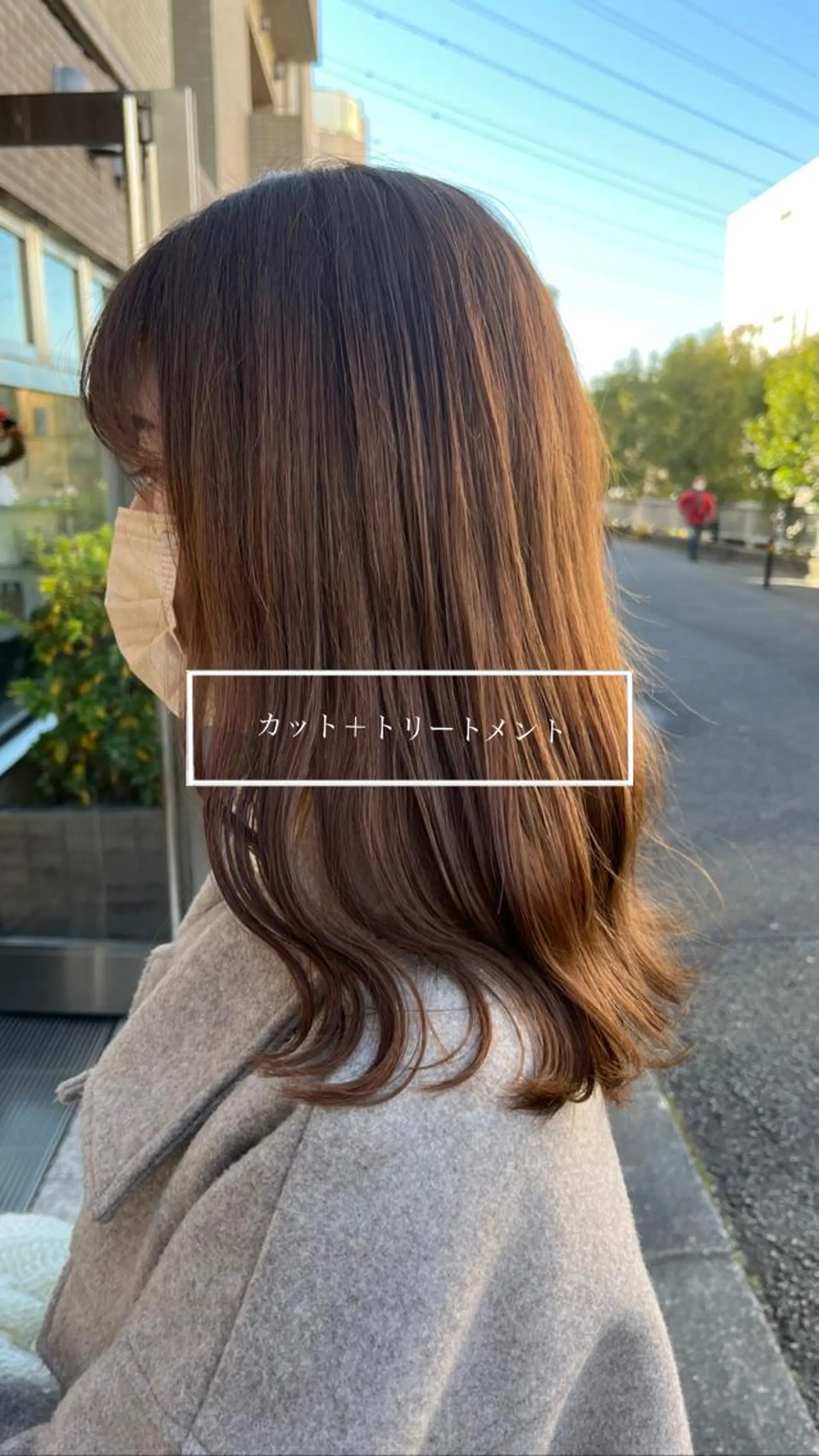 ロング メンズバレイヤージュ 斉藤春のヘアスタイル