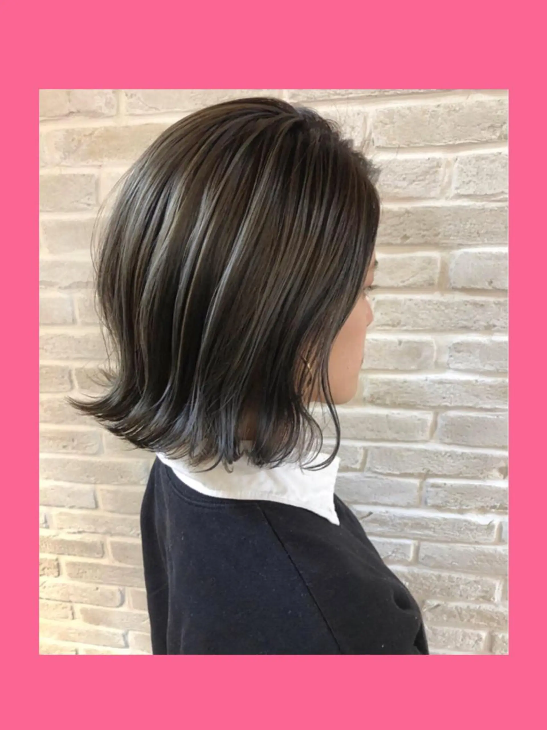 ミディアム カラー hair salon Ranun髪質改善のヘアスタイル