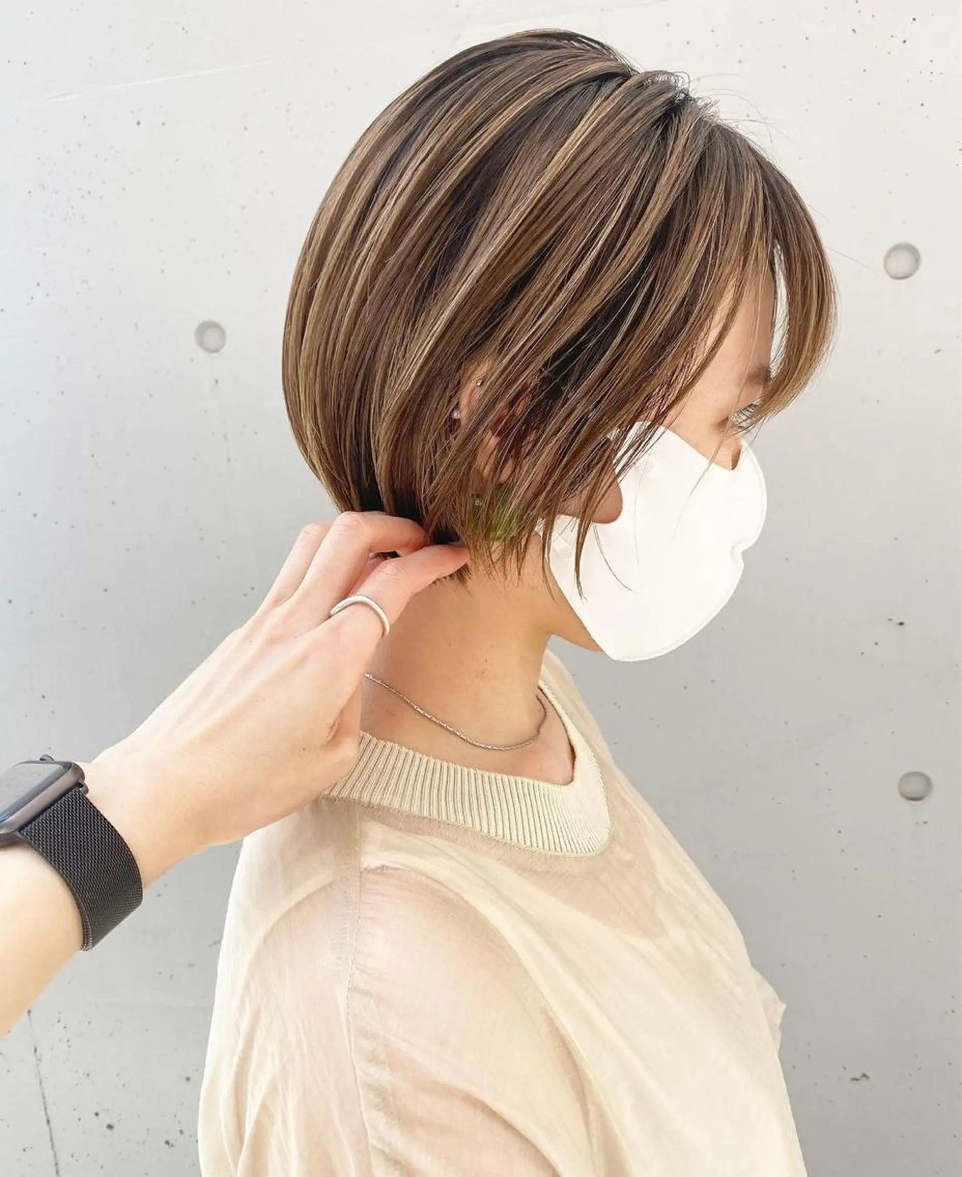 ショート カラー flamme Annaのヘアスタイル