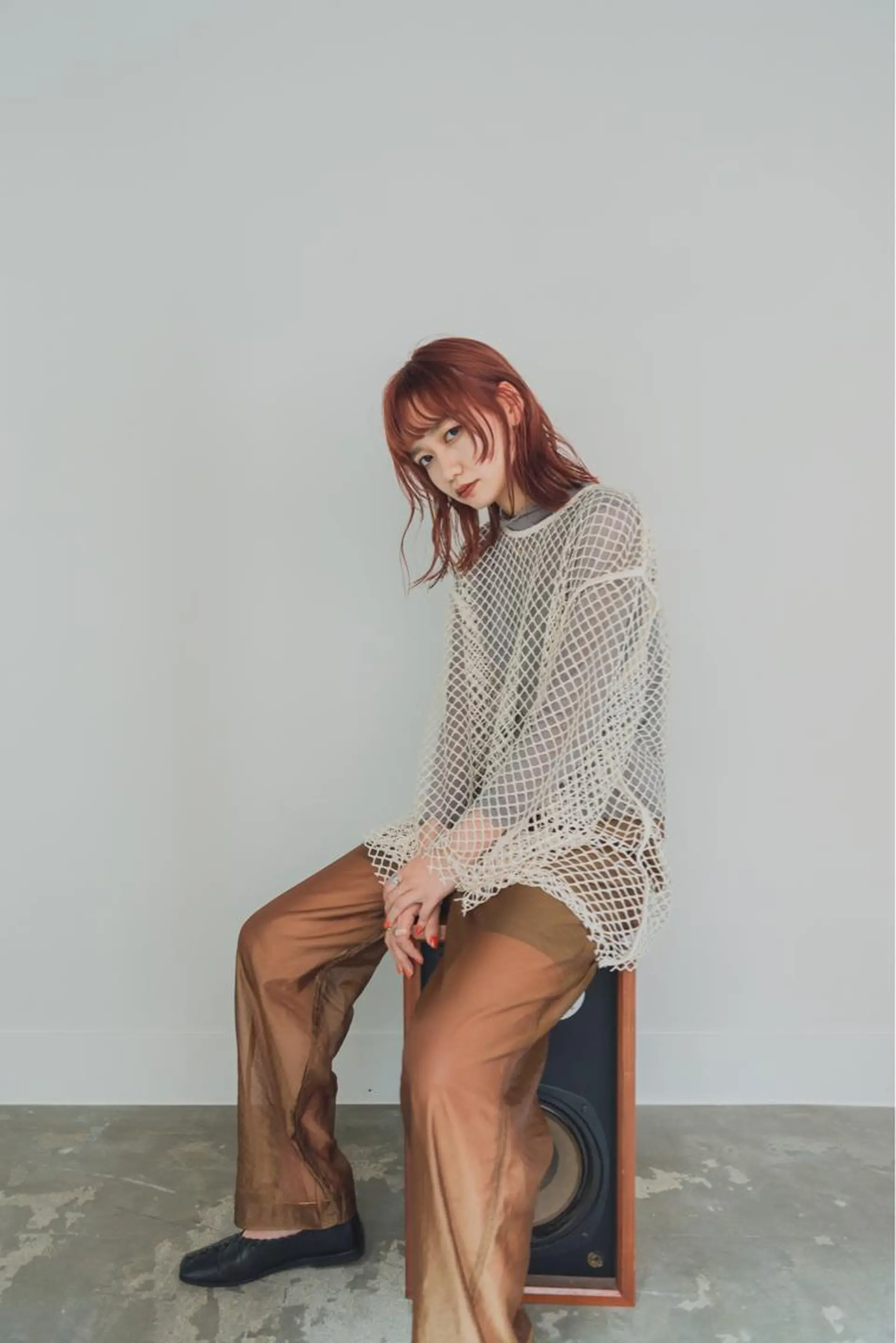 ミディアム カラー robe所属・ツジガキ ユウスケのヘアスタイル