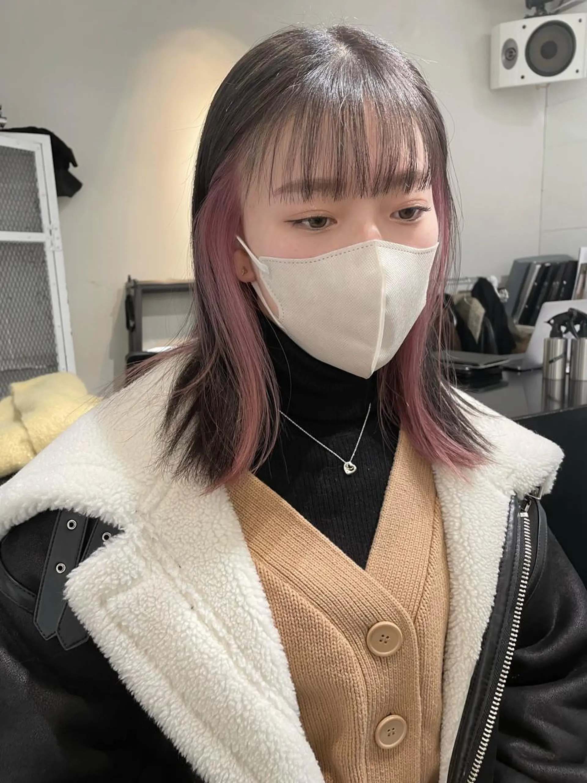 ロング カラー ヘアアレンジ ブリーチ ピンクカラー シアーピンク カット ヘアカラー トリートメント 艶ハイトーン/ヘア アレンジAYAKAのヘアスタイル