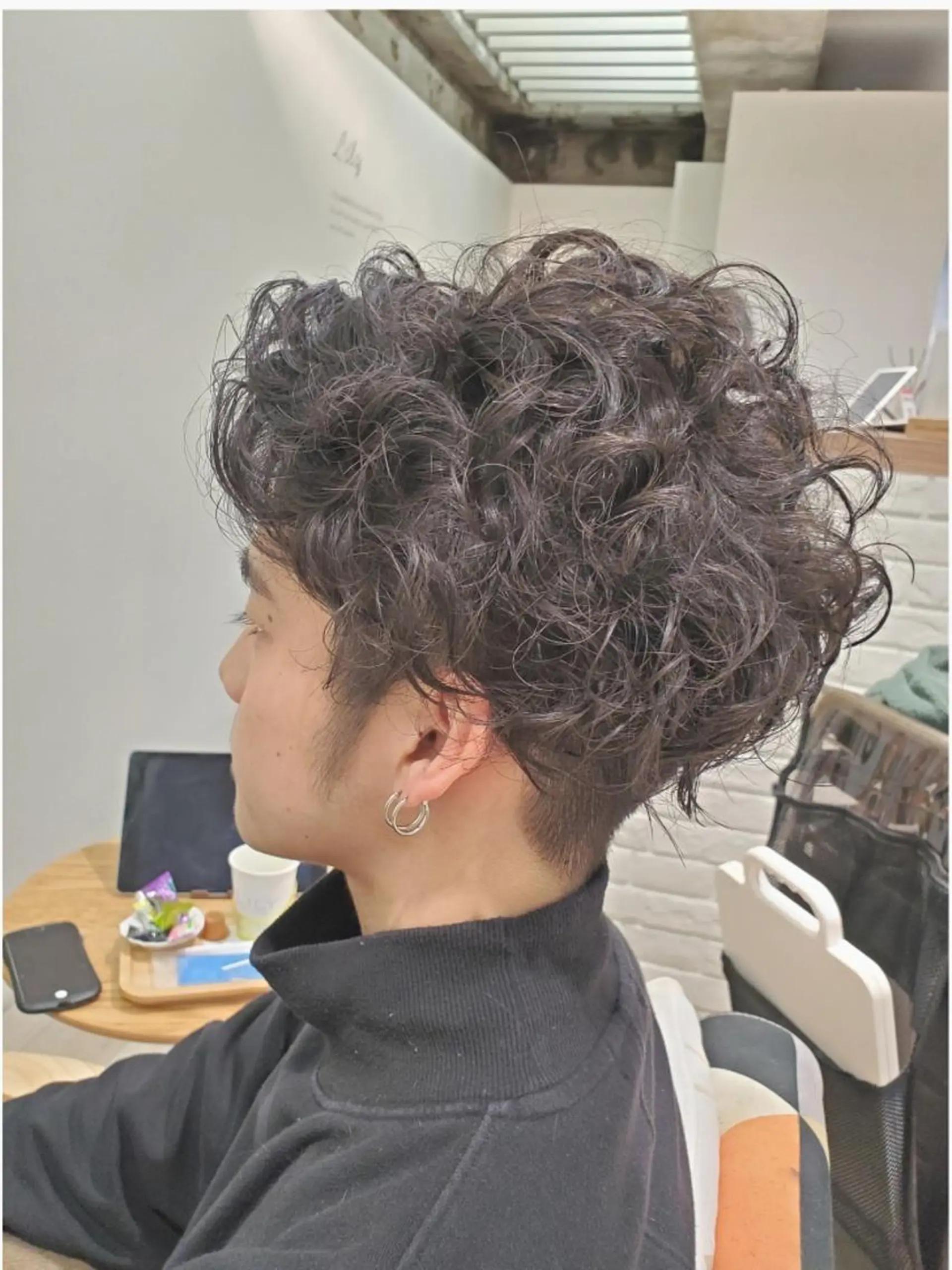パーマ メンズ カット パーマ えんどう みほのヘアスタイル