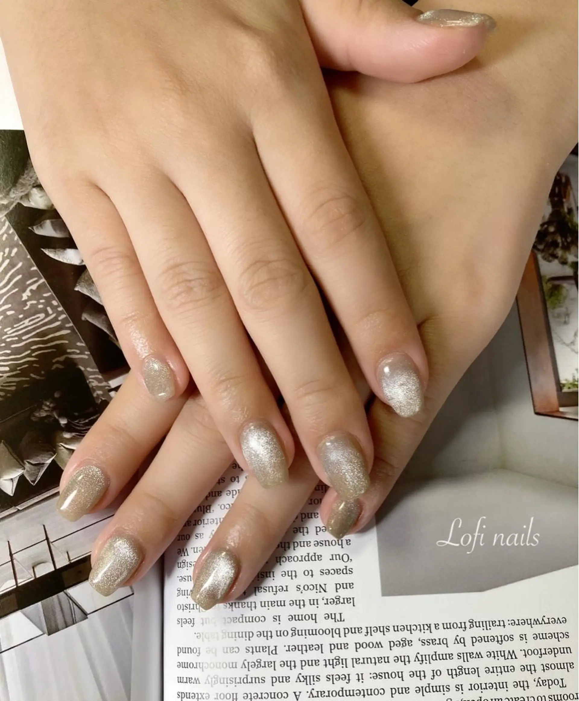 ネイル マグネットネイル Lofi nails ゆきこのネイルデザイン