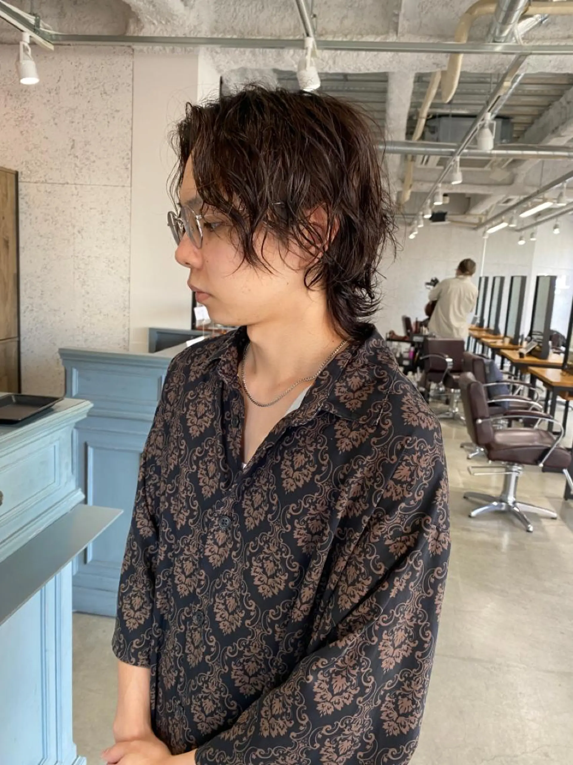 ミディアム パーマ steed tokyo所属・KOOKI スティードトーキョーのヘアスタイル