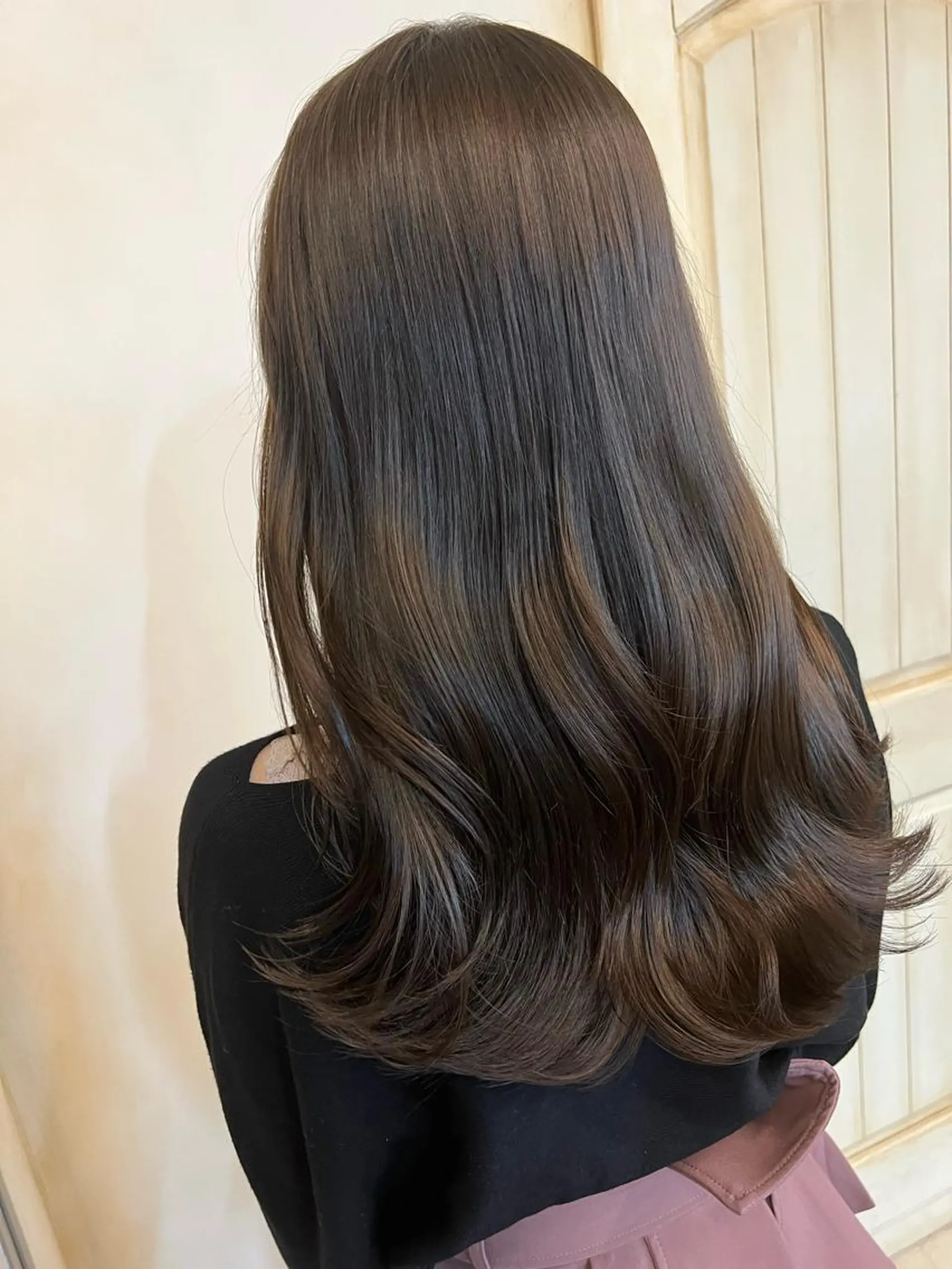 ロング キッズ くびれヘア レイヤーカット ロング トリートメント 誰よりも丁寧なカット 🍀小林輝のヘアスタイル