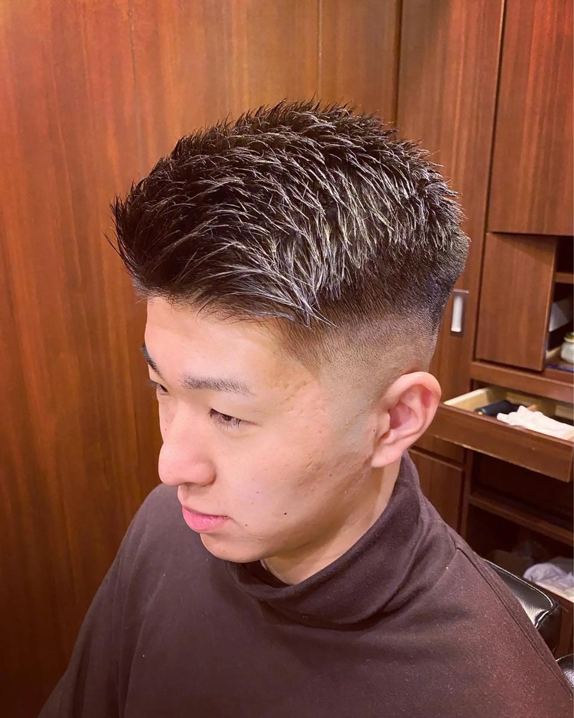 ショート メンズ 浅見 天翔のヘアスタイル