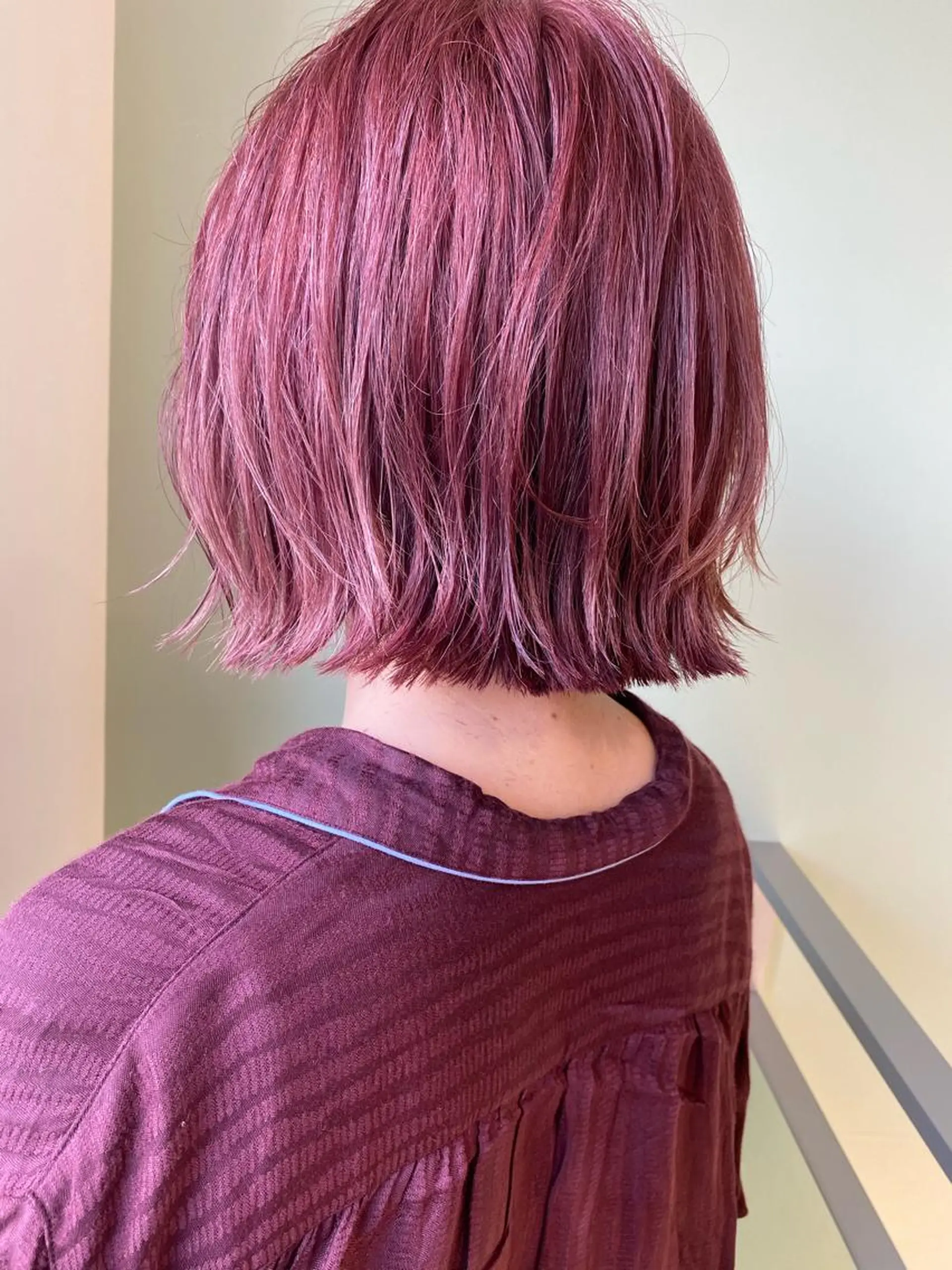 ミディアム 切りっぱなしボブ ボブ 樋口 雄稀のヘアスタイル