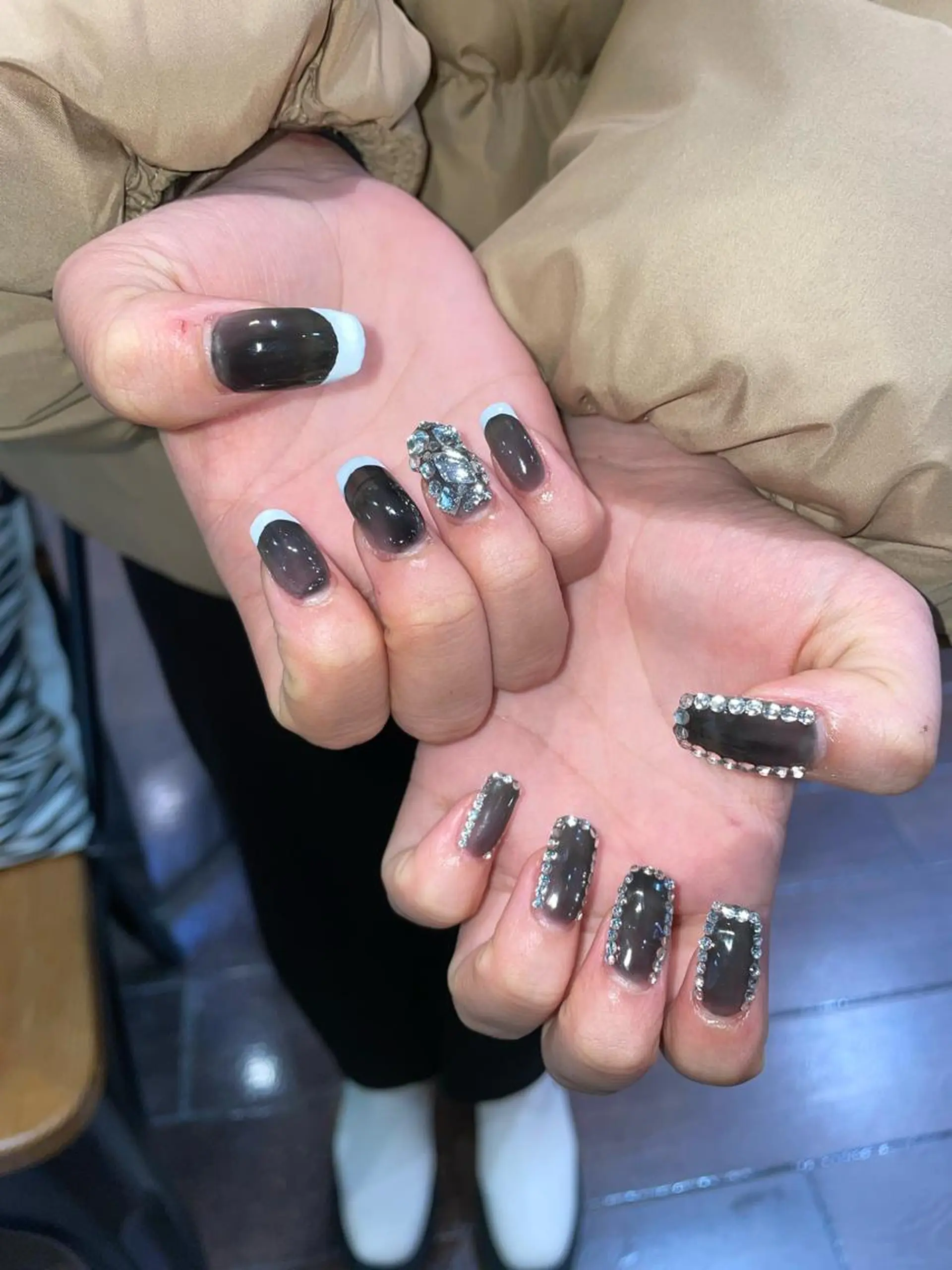 ネイル メンズネイル ハンドネイル メンズ/艶髪/カラー サクラ🌸のヘアスタイル