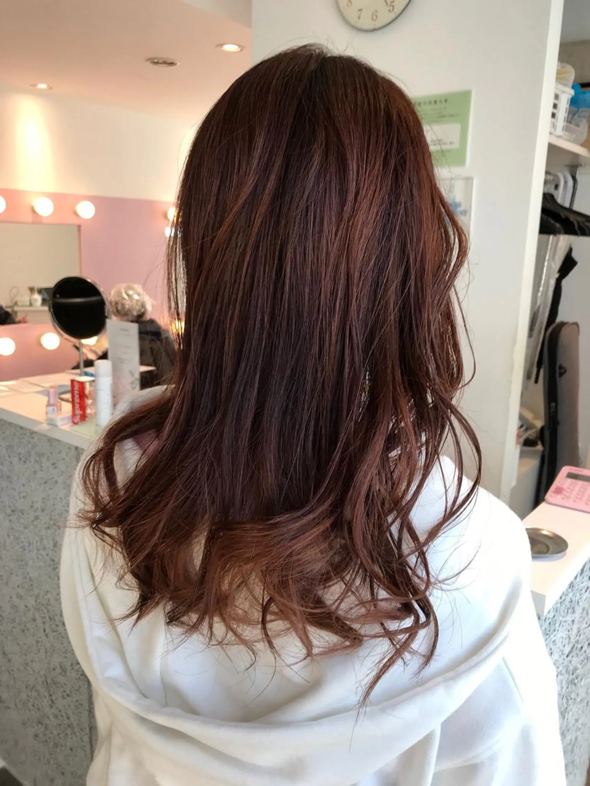 セミロング カット ヘアカラー トリートメント 所渉/韓国レイヤー /ウルフカットのヘアスタイル